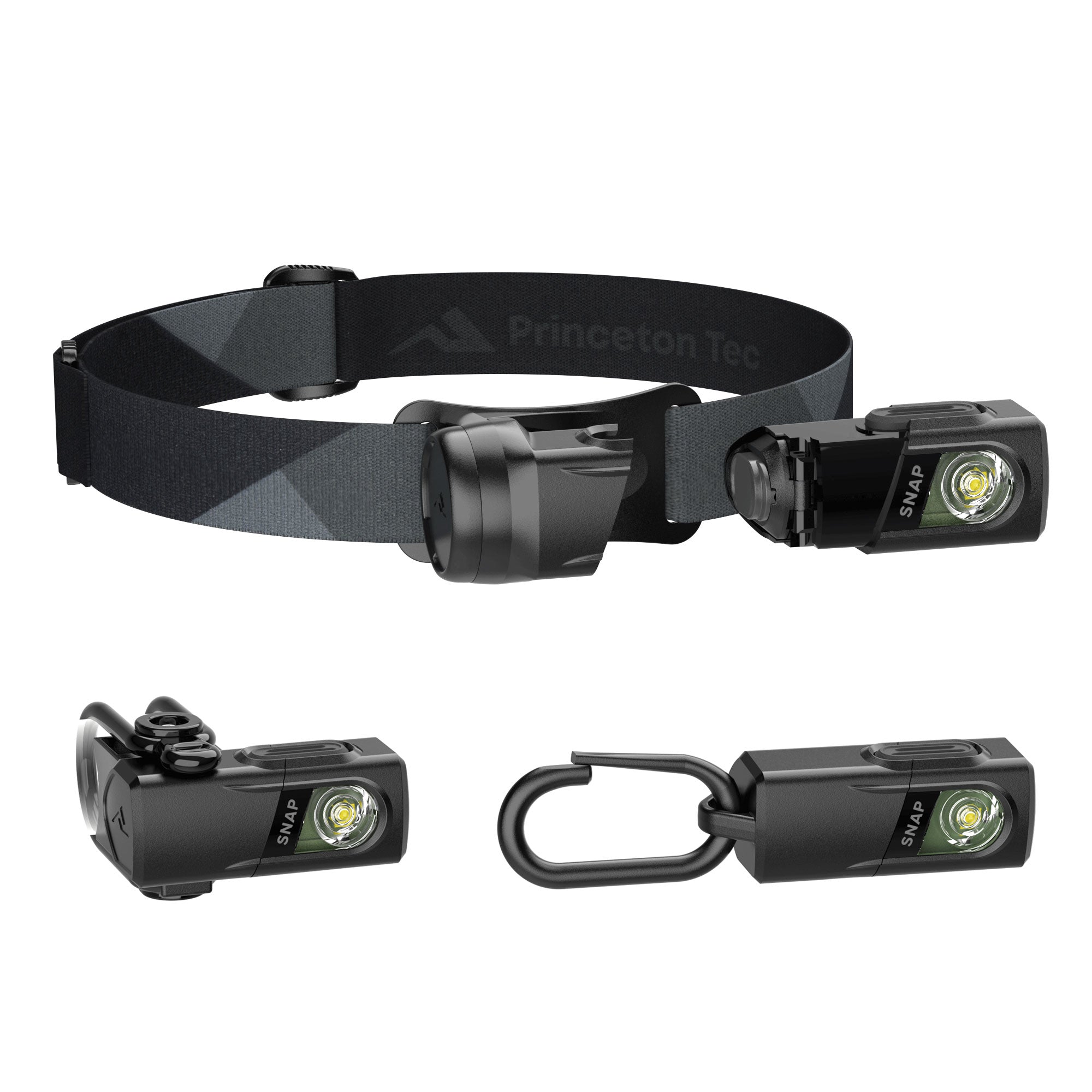 Princeton Tec Snap Kit - Compact & Durable Bike Light Set for Cycling, Hiking & Outdoor Adventures | USB Rechargeable & Waterproof LED Lights for Night Safety