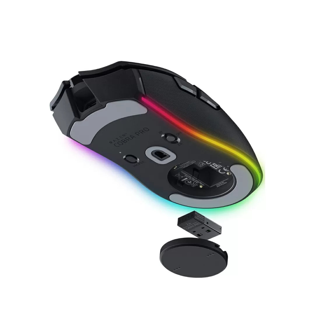 Razer Cobra Pro Wireless Gaming Mouse - Lightweight, Ergonomic Design for PC & Mac Gamers | Perfect for FPS, MOBA & Esports Tournaments