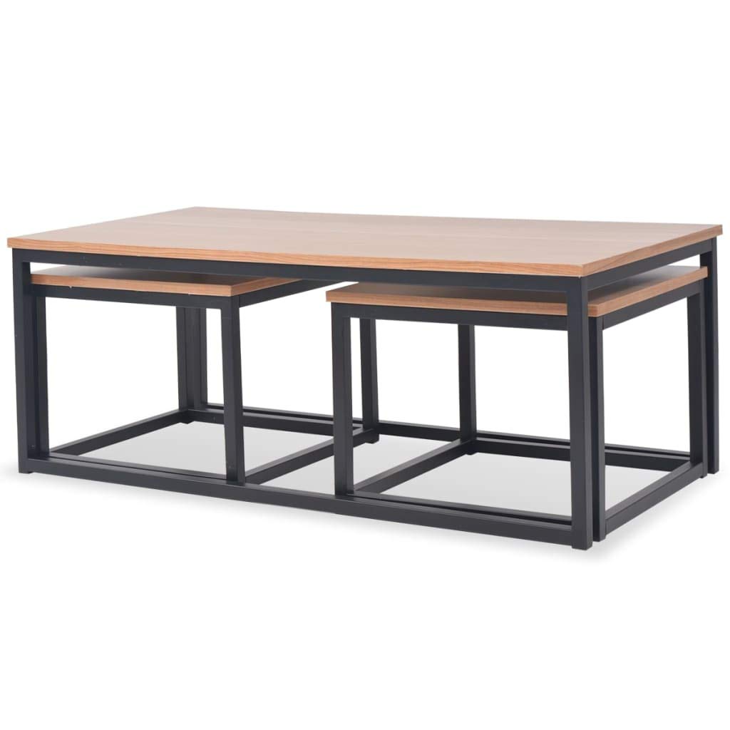 Fast Delivery 3-Piece Ash Coffee Table Set - Living Room Sofa Table, TV Stand & Tea Table for Home Decor | Perfect for Family Gatherings & Entertainment