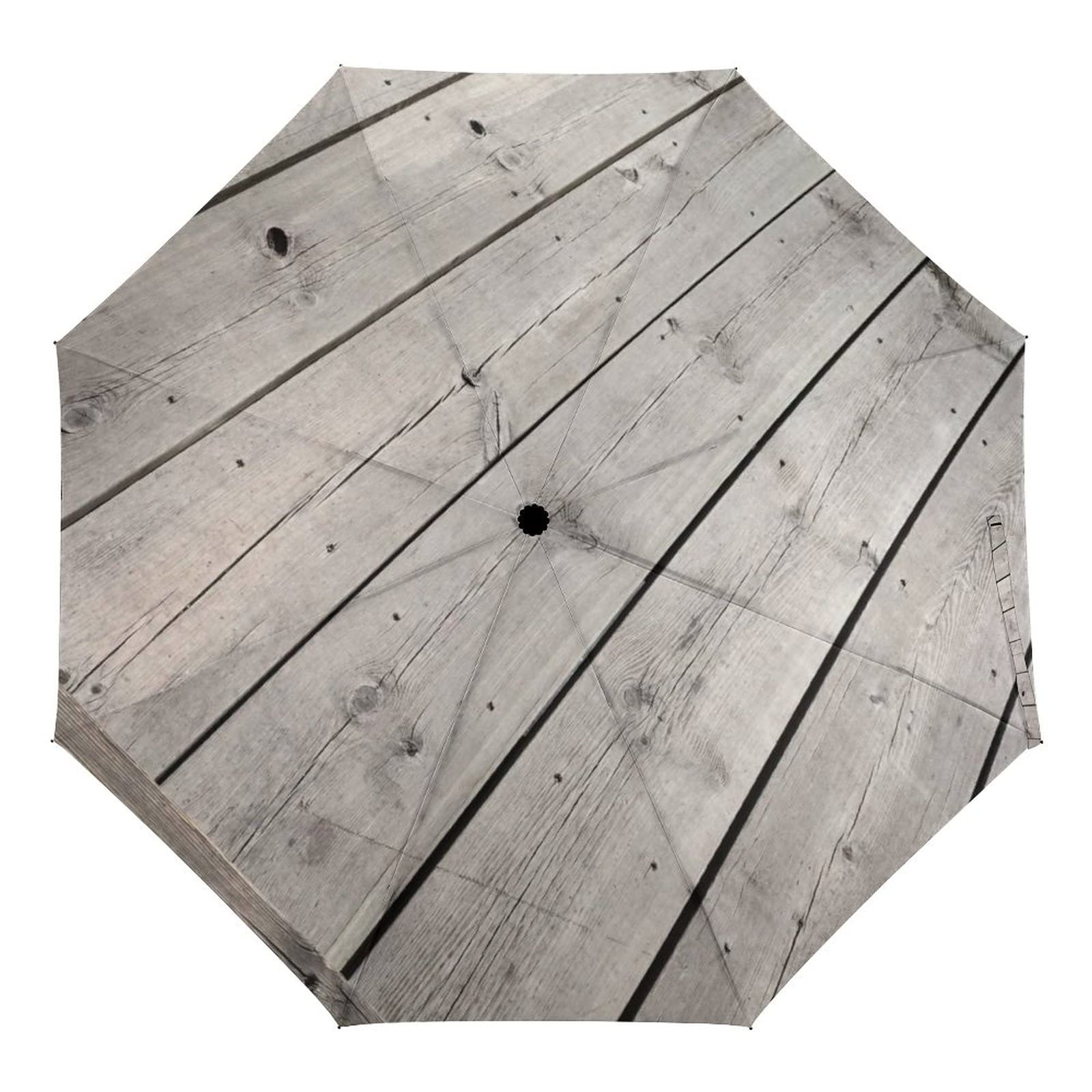 Windproof Compact Travel Umbrella with Ocean Animals Repeating Pattern - 8 Ribs Auto Open/Close Waterproof Umbrella for Women & Men, Perfect for Beach Vacation, Commuting and Outdoor Activities