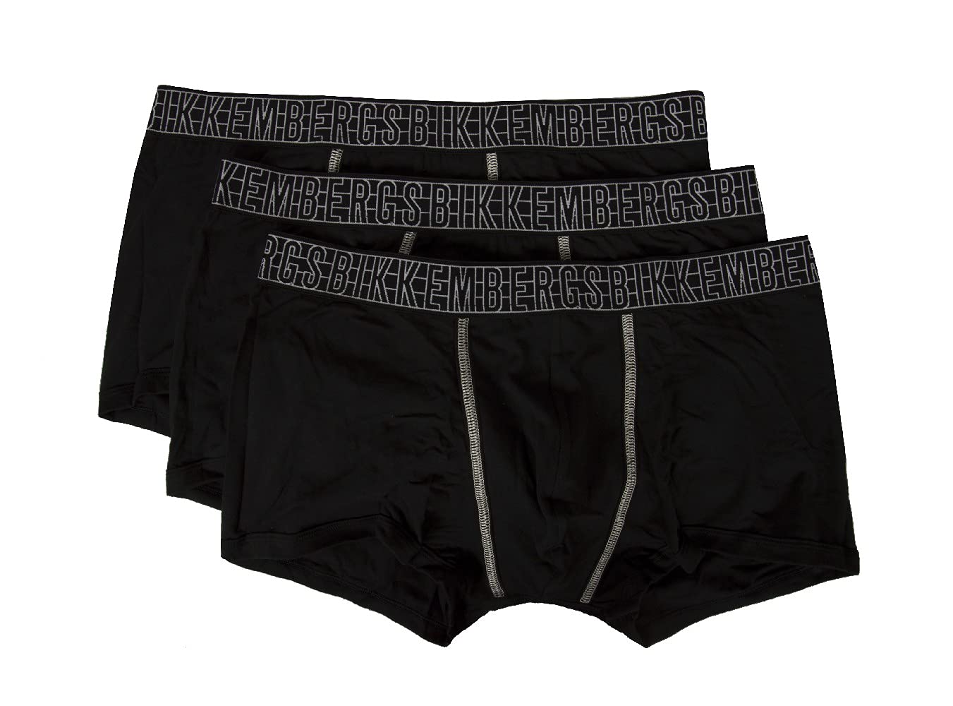 Bikkembergs Men's 3-Pack Boxer Shorts - Comfortable Cotton Underwear VBKT04966 Tri-Pack for Everyday Wear & Gym Workouts