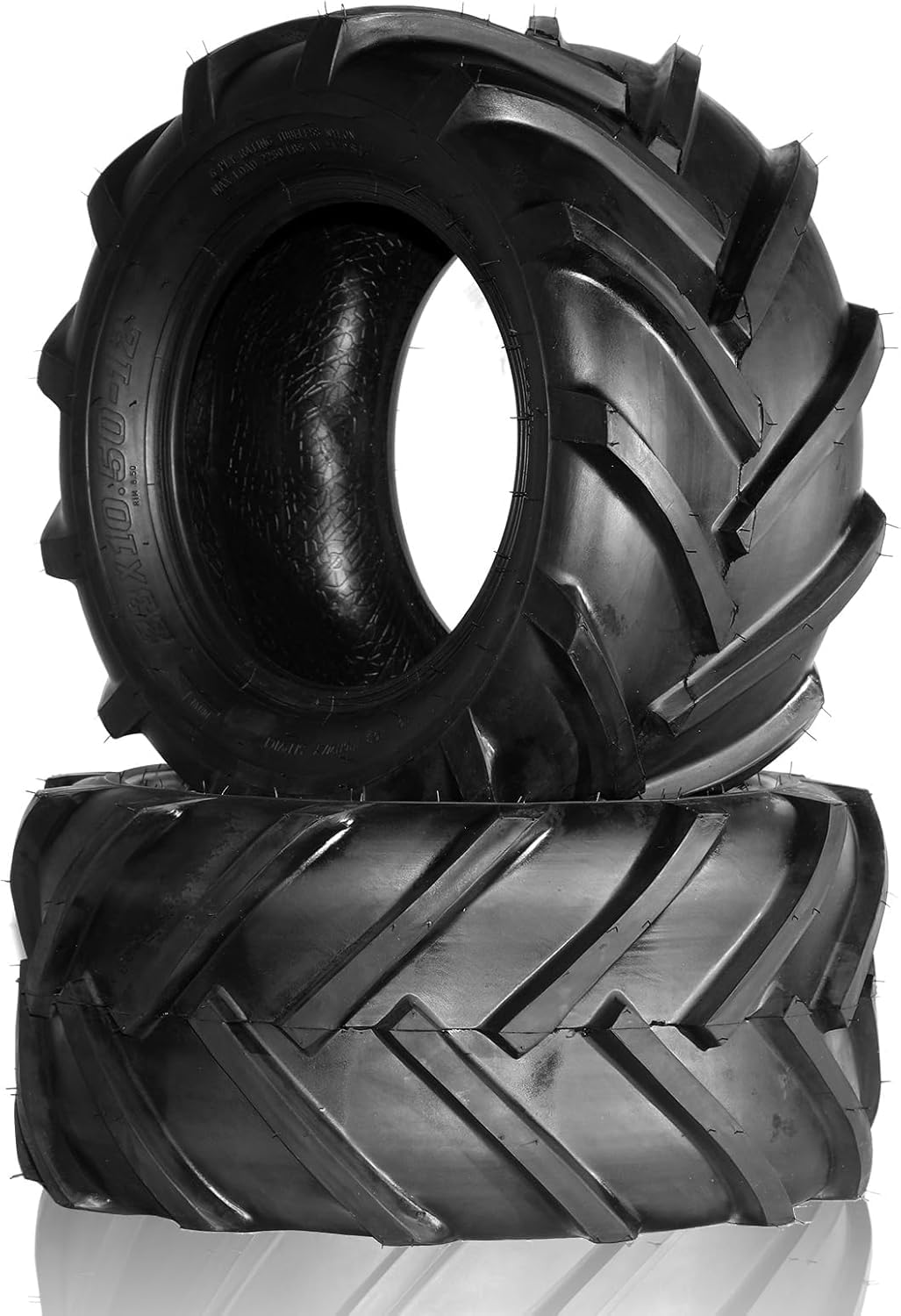 Motorhot 23x10.5-12 AG Tractor Tires - Heavy Duty 6 Ply Tubeless Lawn & Garden Tires (Set of 2) - 1760Lbs Max Load - Perfect for Riding Mowers, Agricultural Equipment & Outdoor Power Tools