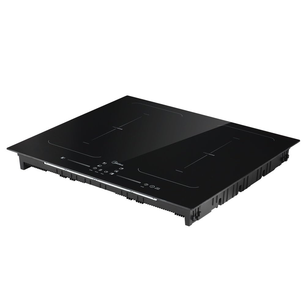 Midea 4-Burner Induction Cooktop with Dual Freezone - Fast, Energy Efficient Cooking for Home & Restaurant Use