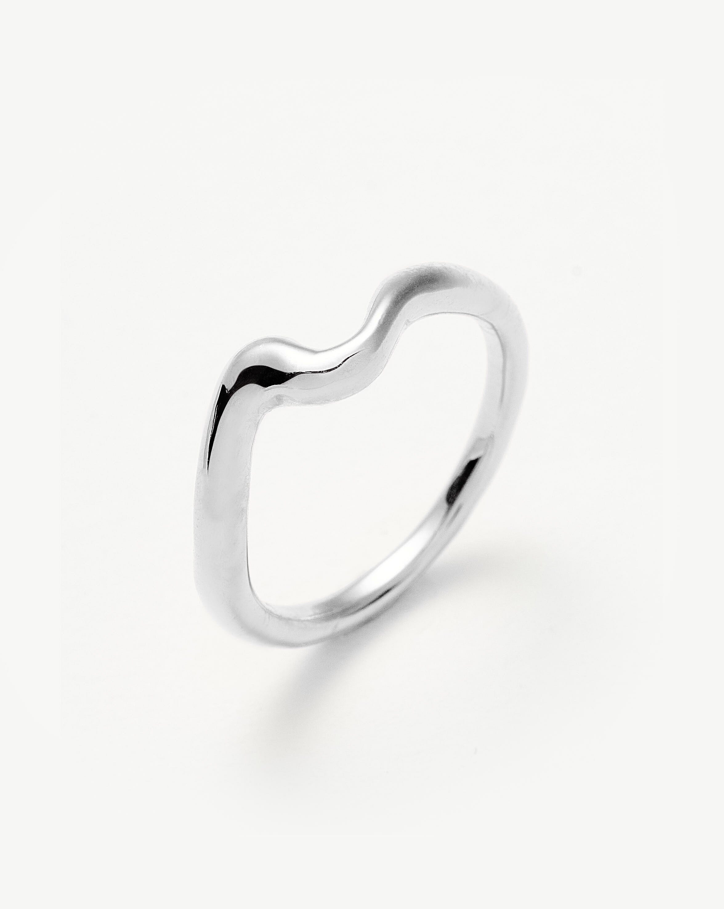 Molten Wave Stacking Ring Set - Trendy Layered Boho Rings for Women | Perfect for Everyday Wear, Gift Giving & Boho Fashion Accessories
