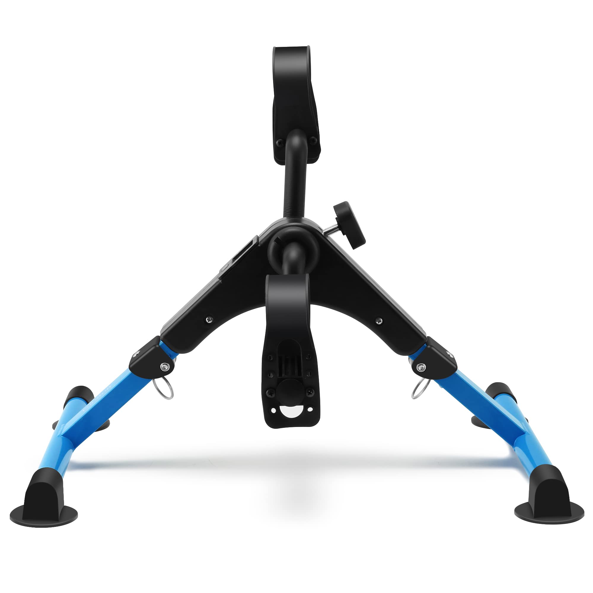 Portable Folding Exercise Bike with LCD Display - Arm & Leg Pedal Exerciser for Home & Office Workouts - Compact Desk Bike for Cardio & Fitness Training