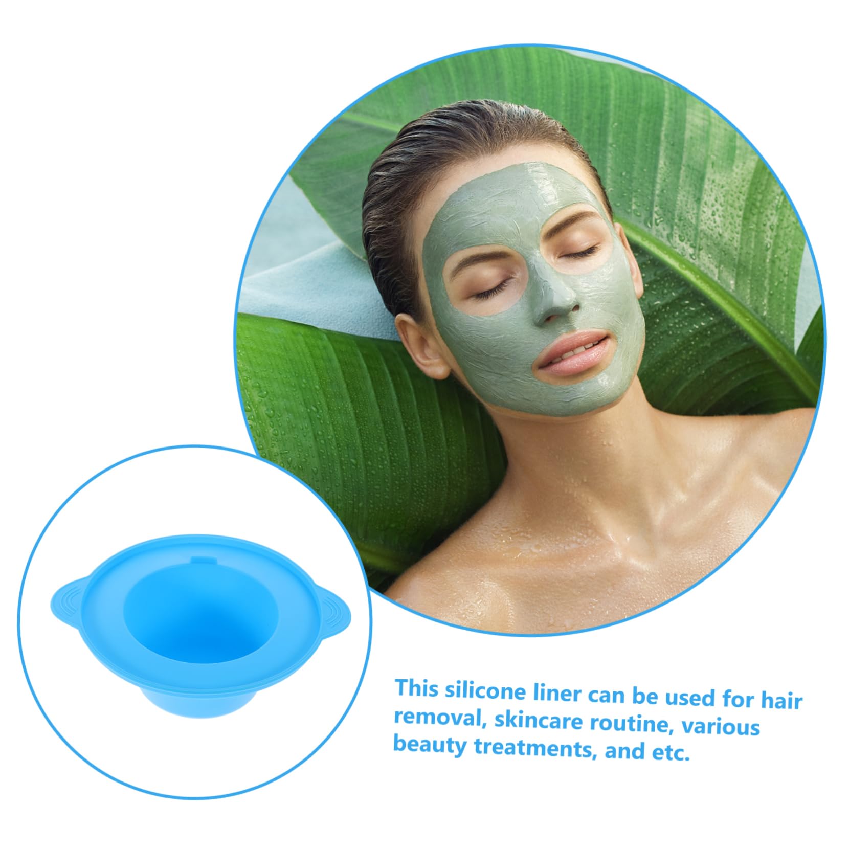 Baluue Silicone Wax Warmer Liner - Small Blue Wax Melt Warmer Liners for Aromatherapy & Home Scenting - Perfect for Spa, Relaxation & Candle Wax Melting