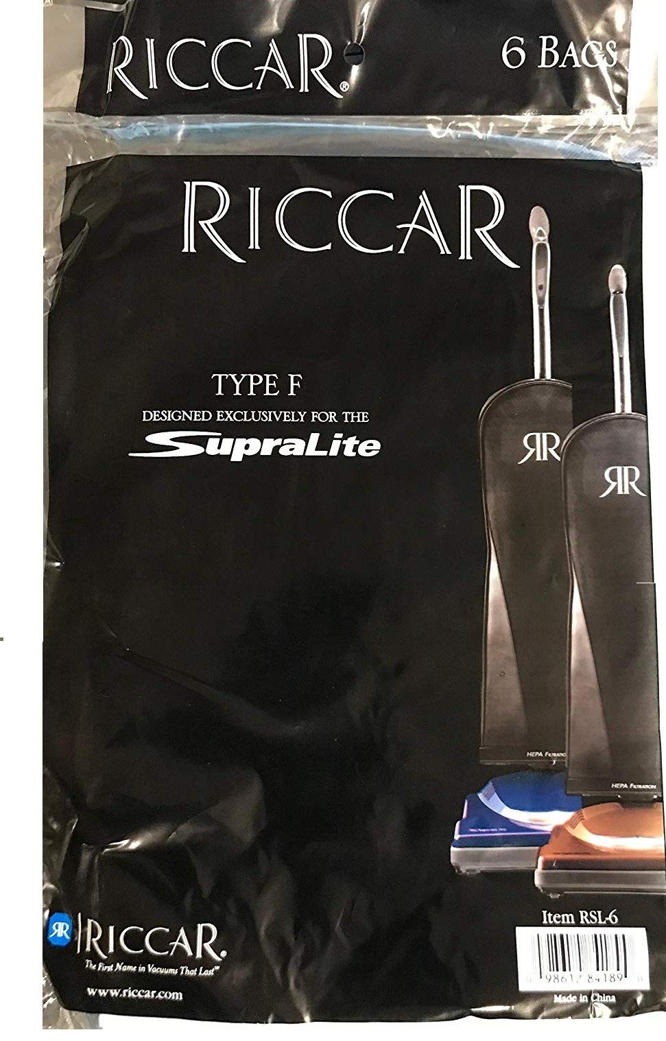 Riccar Supra Lite Upright Vacuum Bags - Compatible with Simplicity Freedom Lightweight Upright Vacuums | Premium Replacement Bags for Deep Cleaning | Perfect for Home, Office & Pet Hair Removal