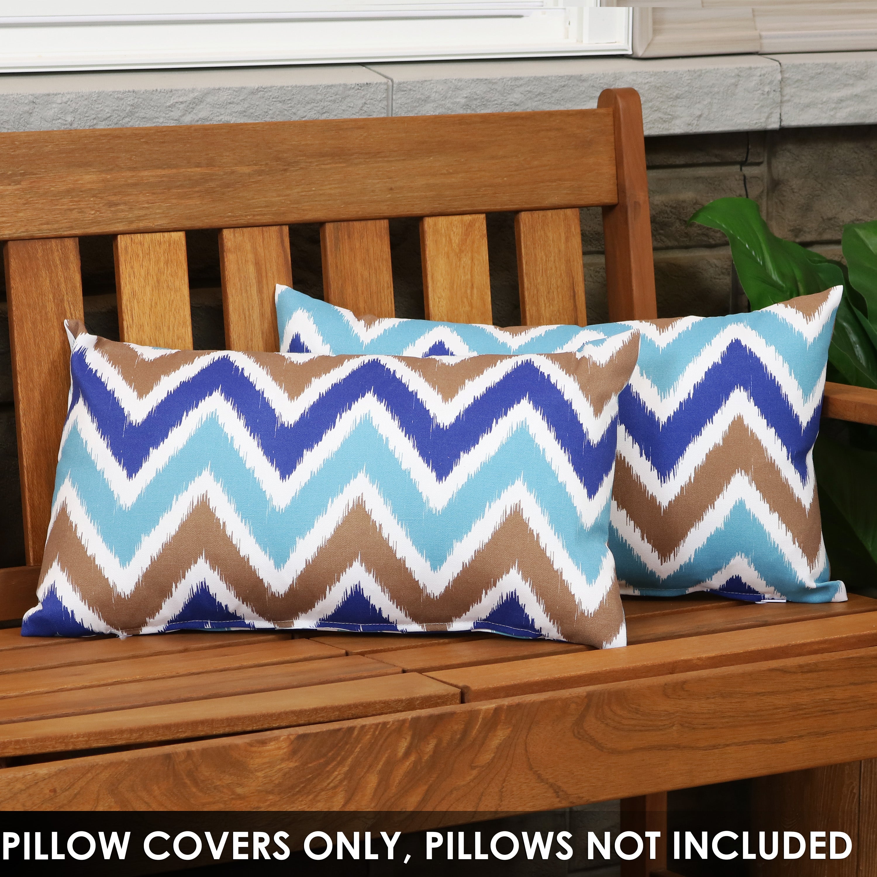 Sunnydaze Decorative Throw Pillow Covers for Indoor & Outdoor Use - Perfect for Sofa, Patio, Garden & Home Decor