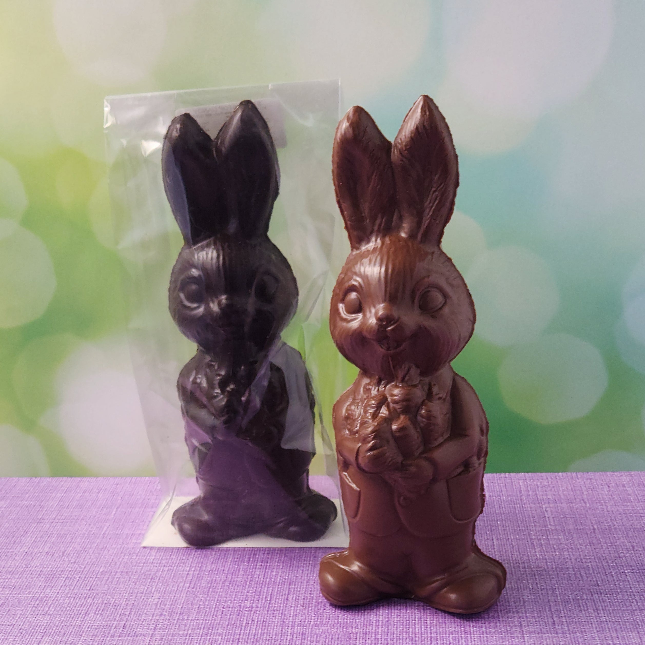 Premium Mr. Bunny Semi-Solid Chocolate Easter Treats - Delicious Milk Chocolate Bunny for Easter Baskets, Gifts & Holiday Celebrations