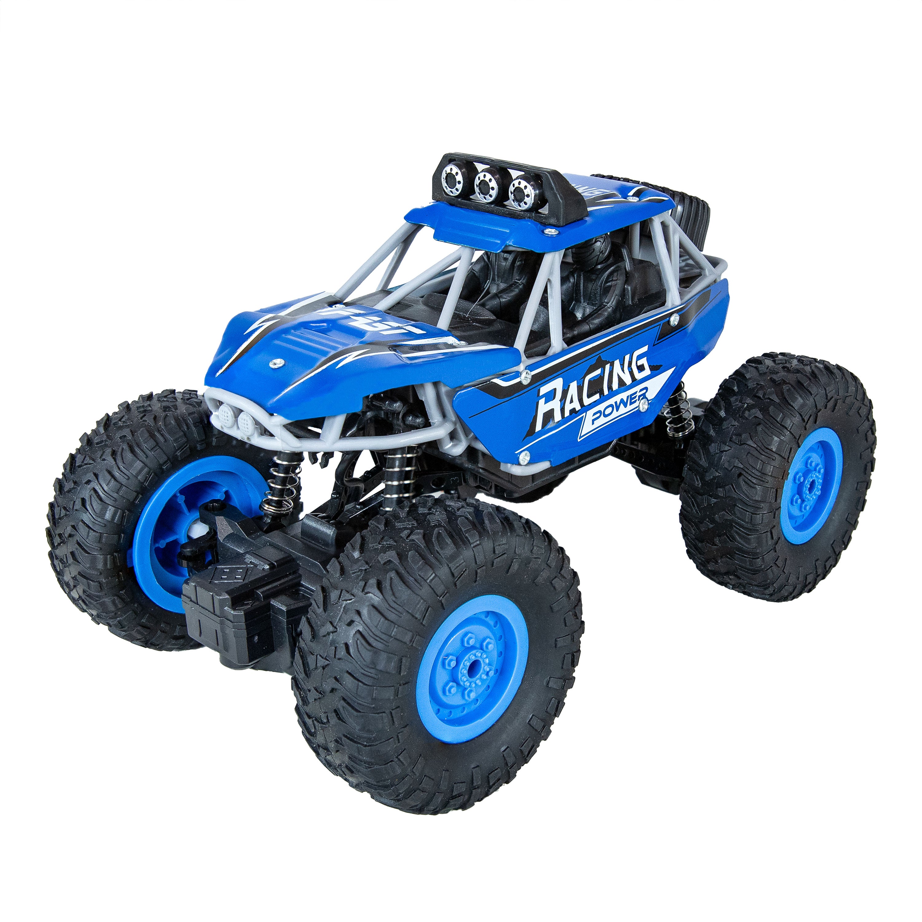 Sunnydaze Monster Truck Remote Control Car for Kids - 1:16 Scale 4WD Off-Road RC Truck with 2.4GHz Wireless Remote - Perfect for Outdoor Play, Backyard Racing & Birthday Gifts