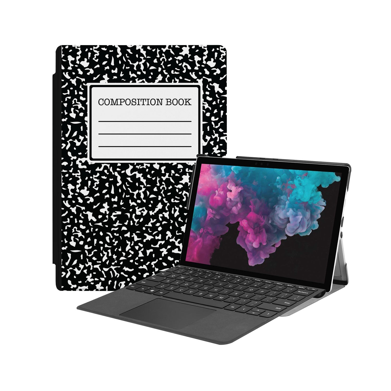 Premium Microsoft Surface Case - Durable Composite Book Cover for Surface Pro 7/6/5/4/3, Surface Go 2/1 | Slim Protective Sleeve with Auto Sleep/Wake | Perfect for Work, Travel & School Use