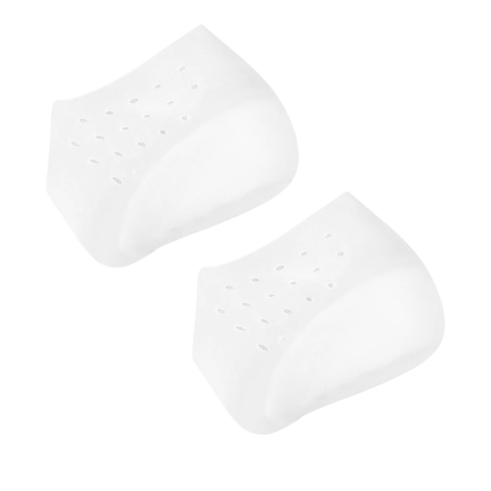 HEALLILY 1 Pair Silicone Shoe Lifting Insoles - Invisible Height Boost Inserts for Men & Women - Comfortable Heel Lift Cup Pads for Sneakers, Dress Shoes & Boots - Perfect for Work, Dating & Special Occasions