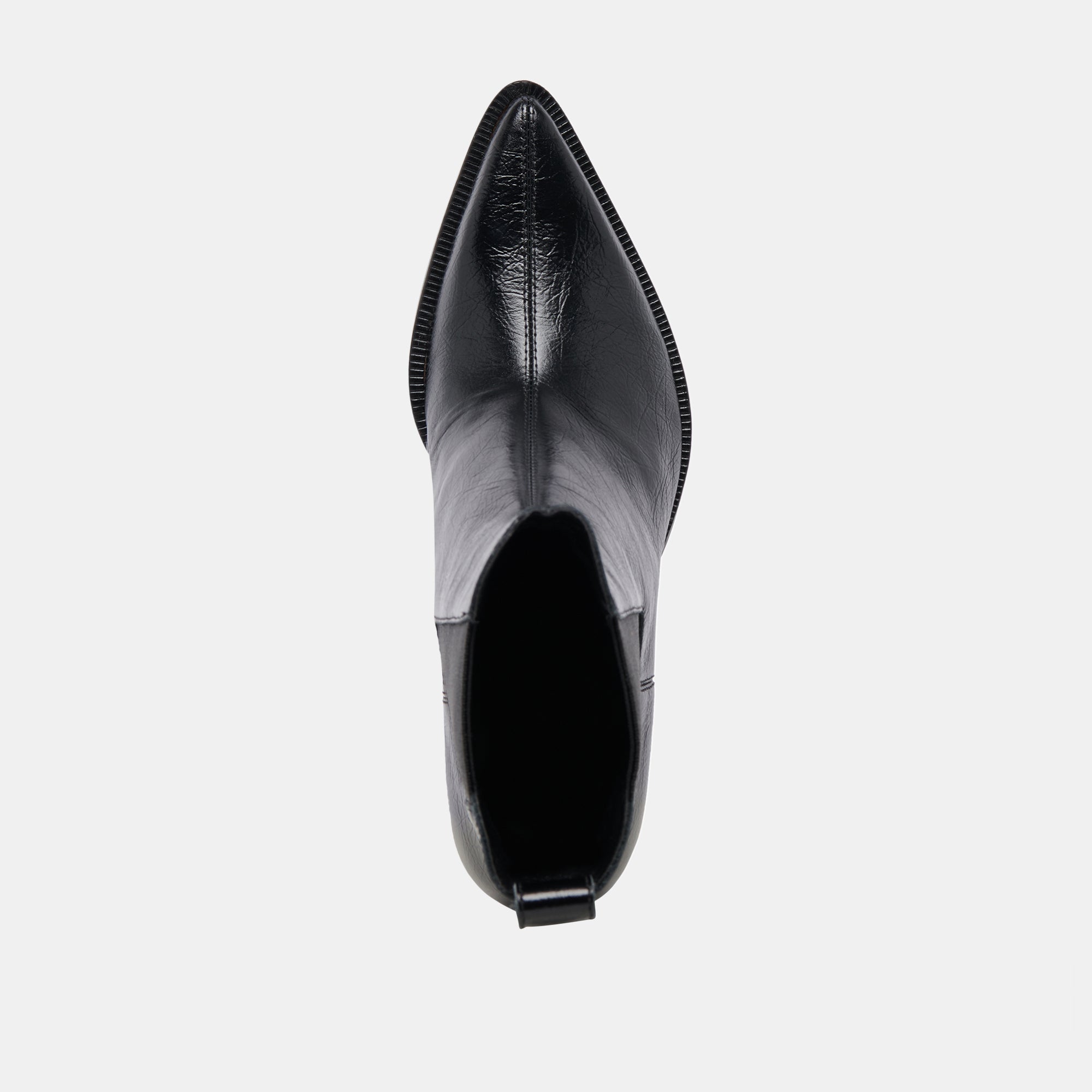 SHADIE H2O Wide Booties for Women - Waterproof Mid-Calf Rain Boots in Midnight Crinkle Patent Leather - Perfect for Rainy Days, Gardening & Outdoor Activities