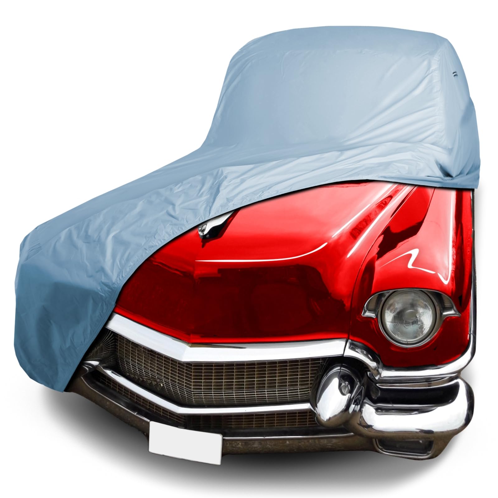 Premium Custom Fit Car Cover for 1985-1988 Cadillac Fleetwood - Heavy Duty Waterproof All-Weather Protection with UV Resistance & Snow Shield - Includes Storage Bag & Straps - Perfect for Indoor & Outdoor Use - Ideal for Garage Parking, Long-Term Storage, and Extreme Weather Protection