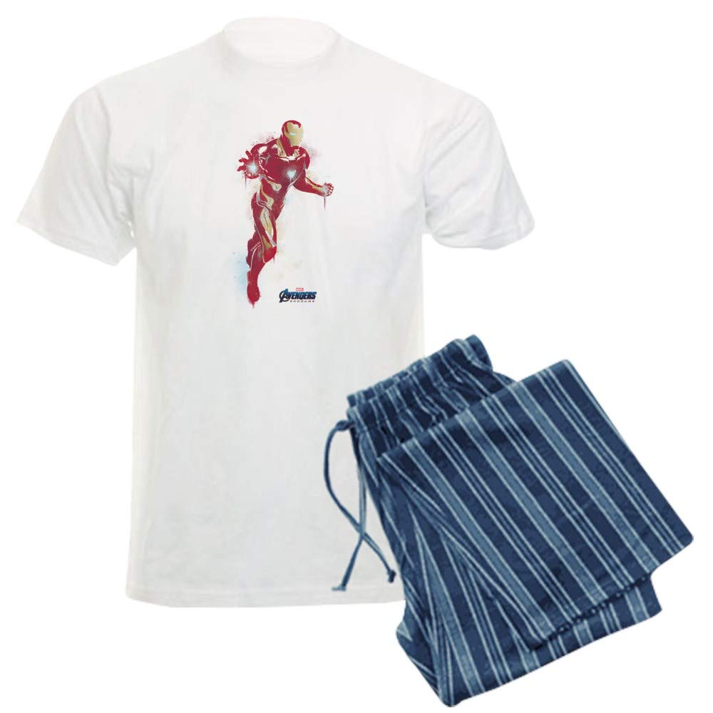 Iron Man Men's Lightweight Pajama Set - Superhero Sleepwear for Marvel Fans | Perfect for Lounge Wear, Sleepovers & Movie Nights