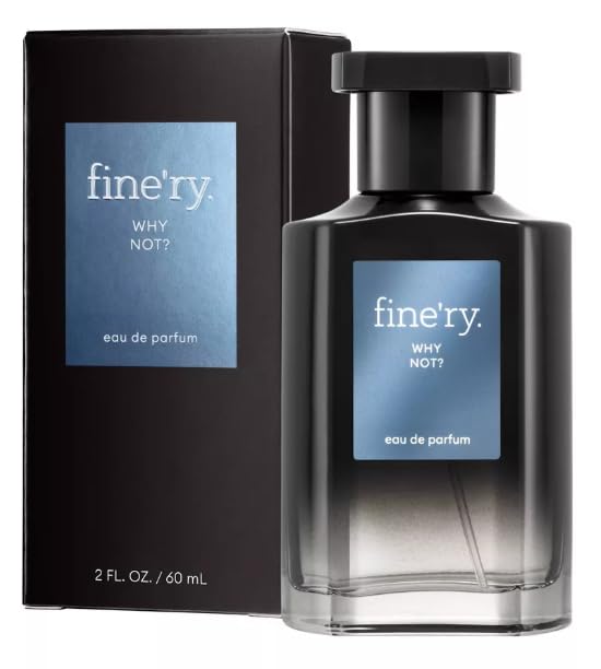Fine'ry Why Not? Men's Eau De Cologne - 2 fl oz Fresh Scent Cologne for Men | Perfect for Daily Wear, Date Nights & Special Occasions