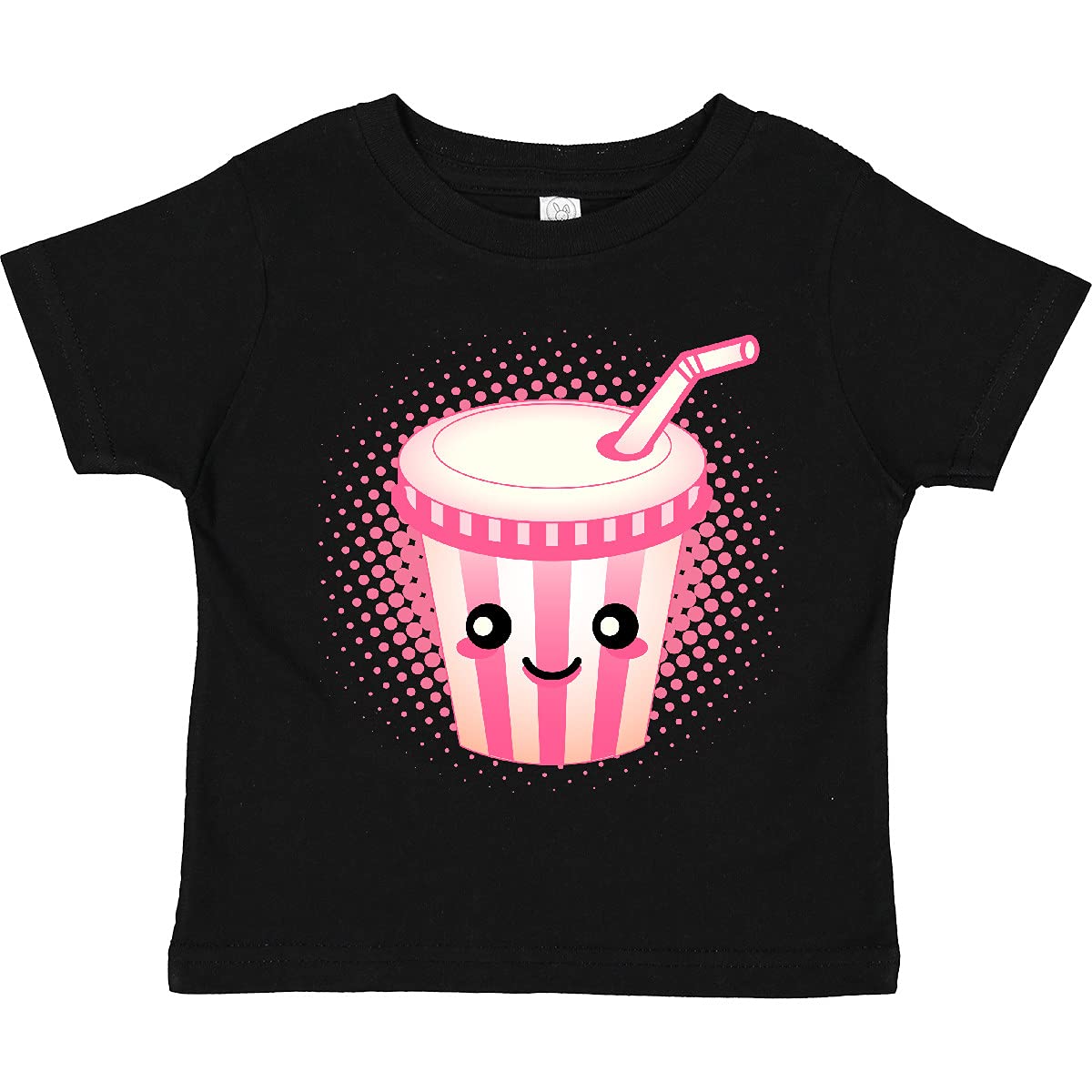 Inktastic Milkshake Lover or Soda Fan Toddler T-Shirt - Cute Graphic Tee for Boys & Girls - Soft Cotton Kids Shirt for Birthday Parties & Casual Outfits