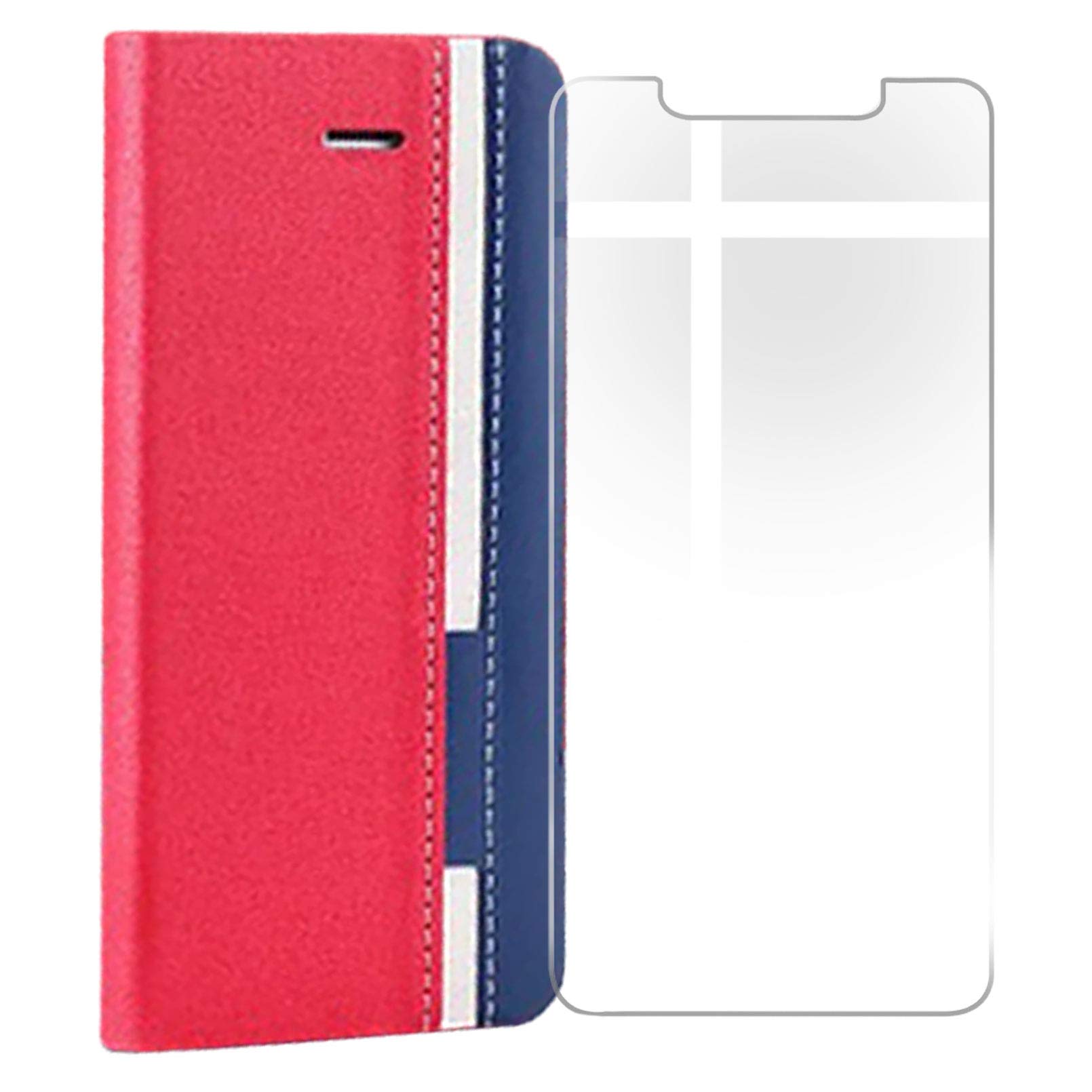 Premium Leather Wallet Case for Cubot J9 (6.2