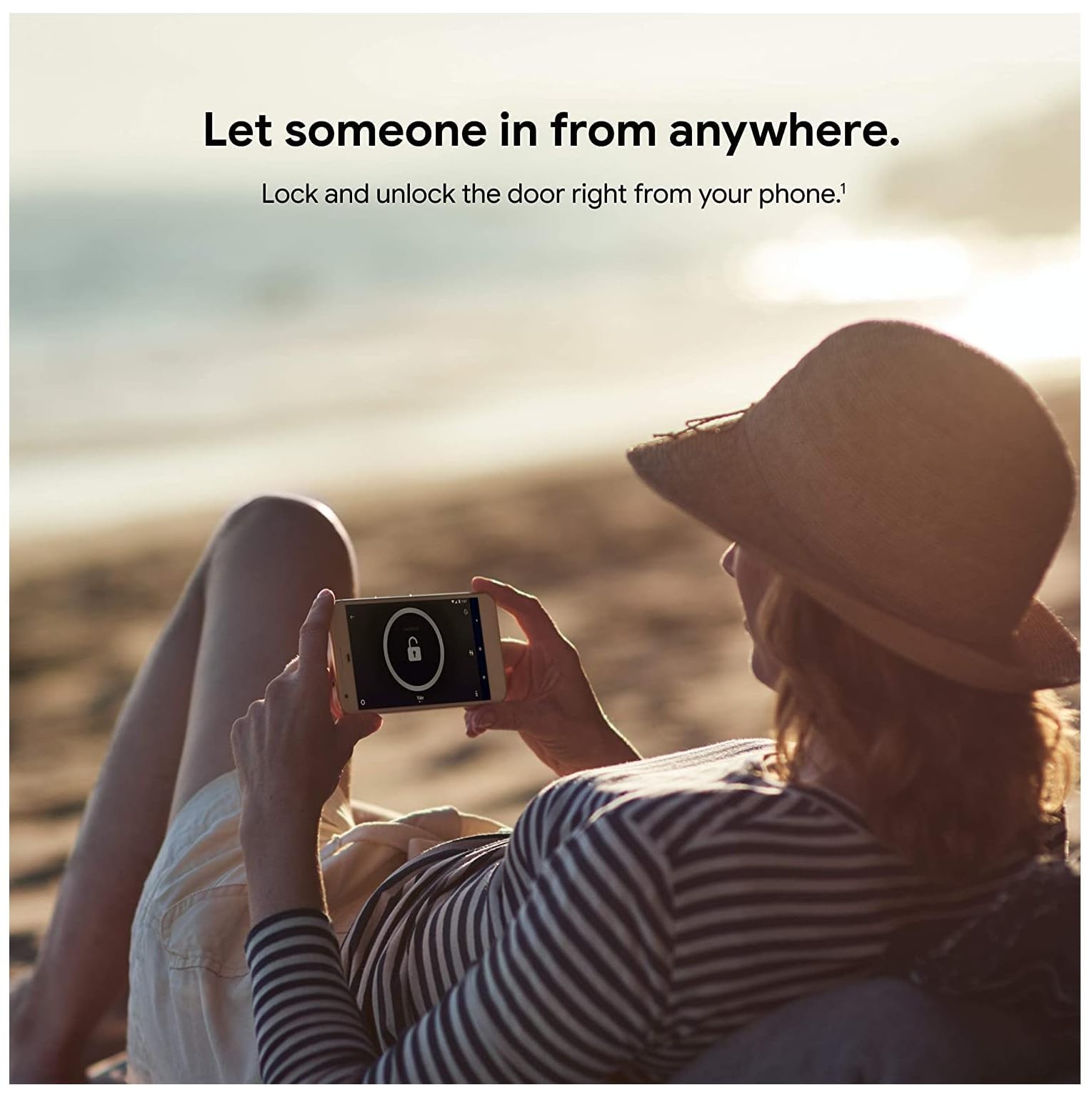 Google Nest x Yale Smart Lock - Keyless Entry Deadbolt with Tamper-Proof Keypad - Oil Rubbed Bronze Finish (Renewed) - Perfect for Home Security & Smart Door Access