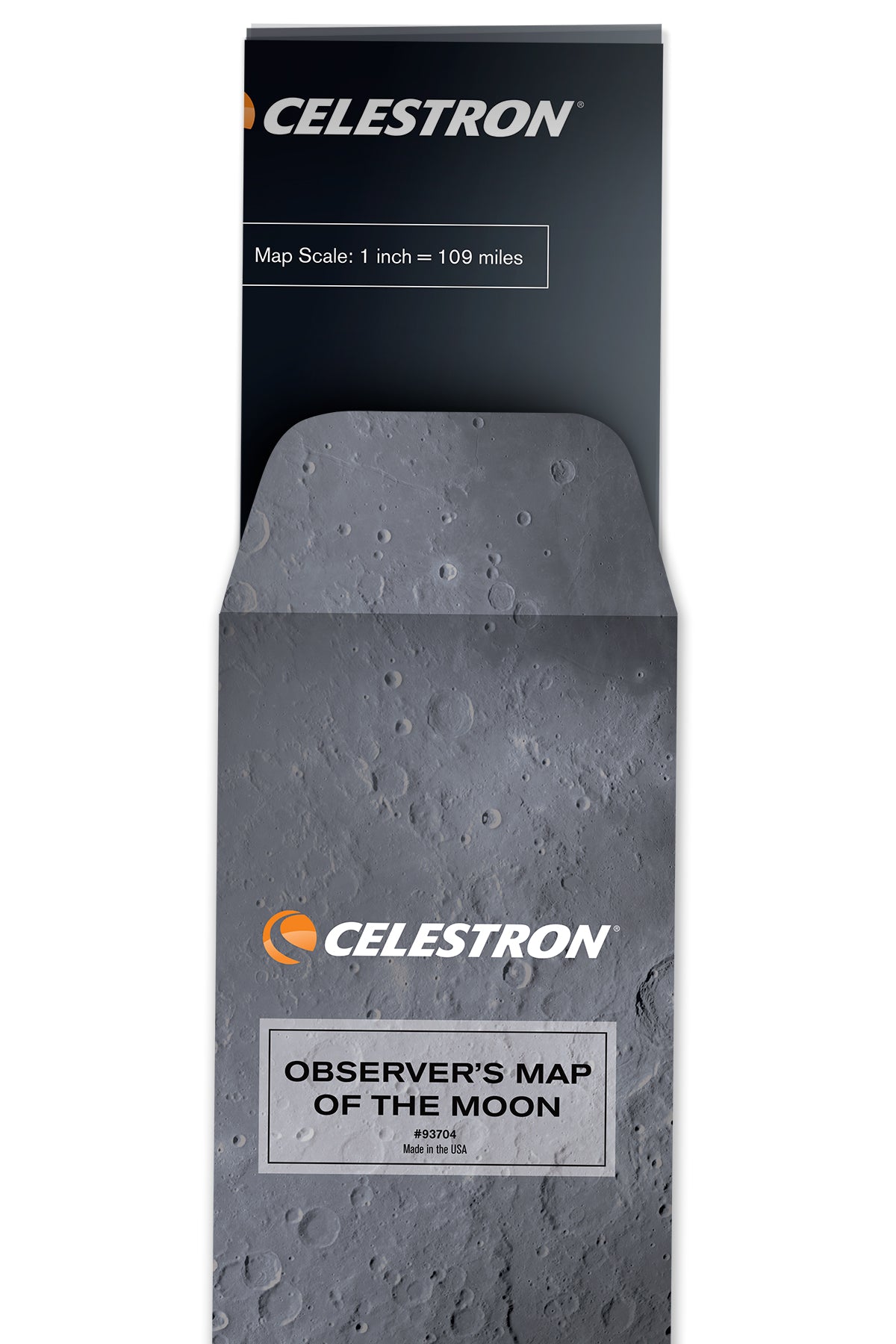 Observer’s Map of the Moon - Detailed Lunar Surface Guide for Astronomy Enthusiasts & Stargazers - Perfect for Telescope Observation, Night Sky Exploration & Space Education