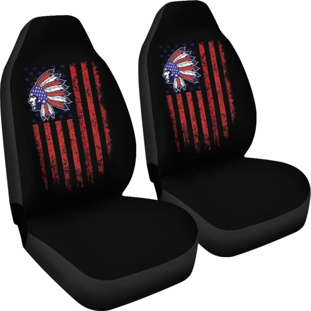 Premium Native American Flag Car Seat Covers - Durable & Stylish for Trucks, SUVs & Cars - Perfect for Road Trips, Daily Commutes & Cultural Pride Display