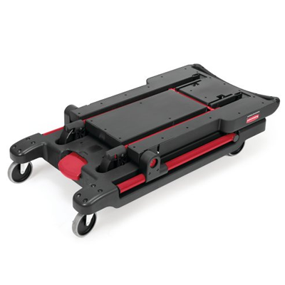 Convertible Utility Cart & Platform Truck - Heavy Duty Folding Hand Truck with Wheels for Moving, Gardening, Warehouse & Home Use