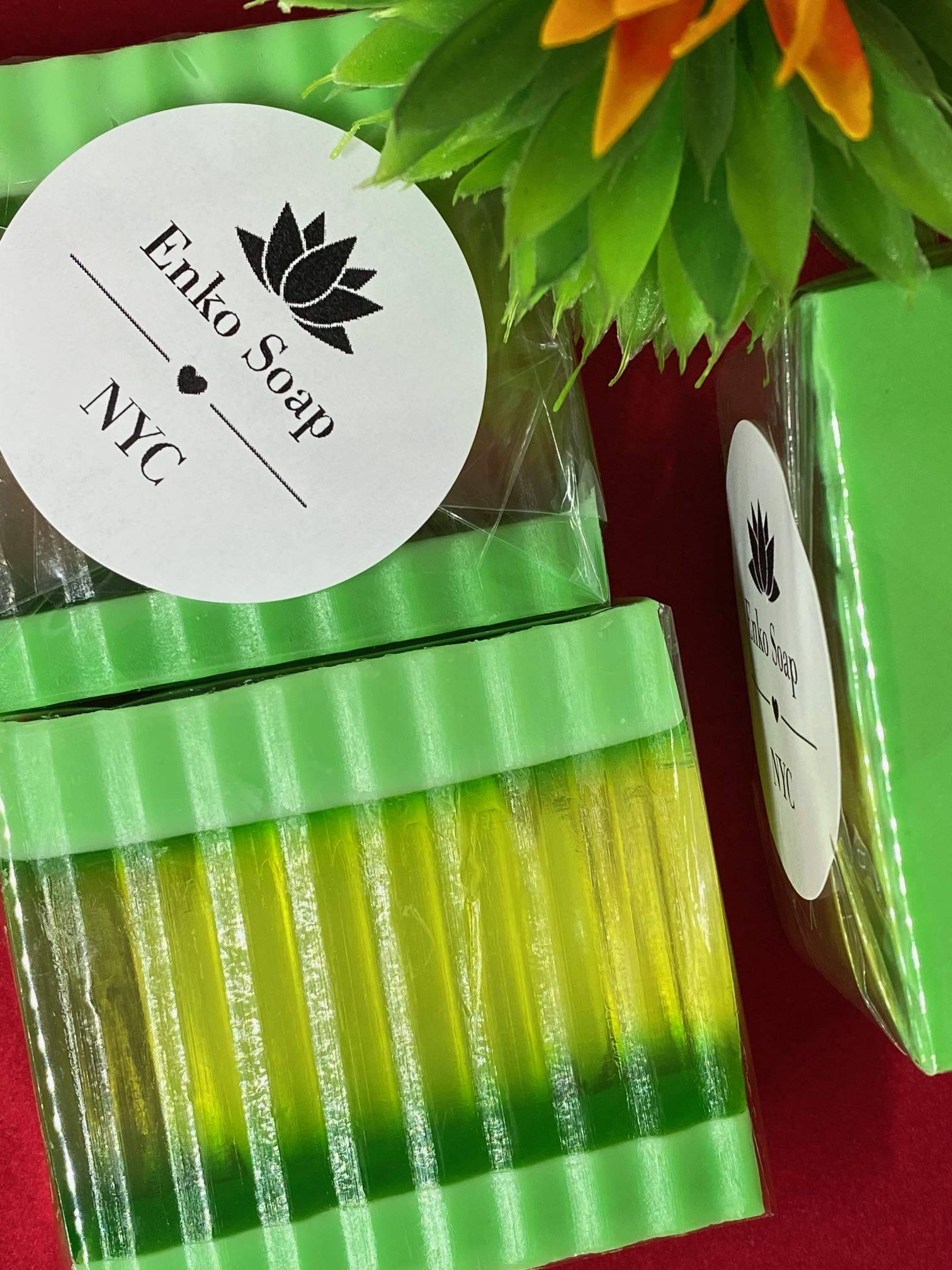 Natural Lime Scented Soap Bars for Fresh & Refreshing Skin | Handmade Organic Soap for Shower, Bath & Gift