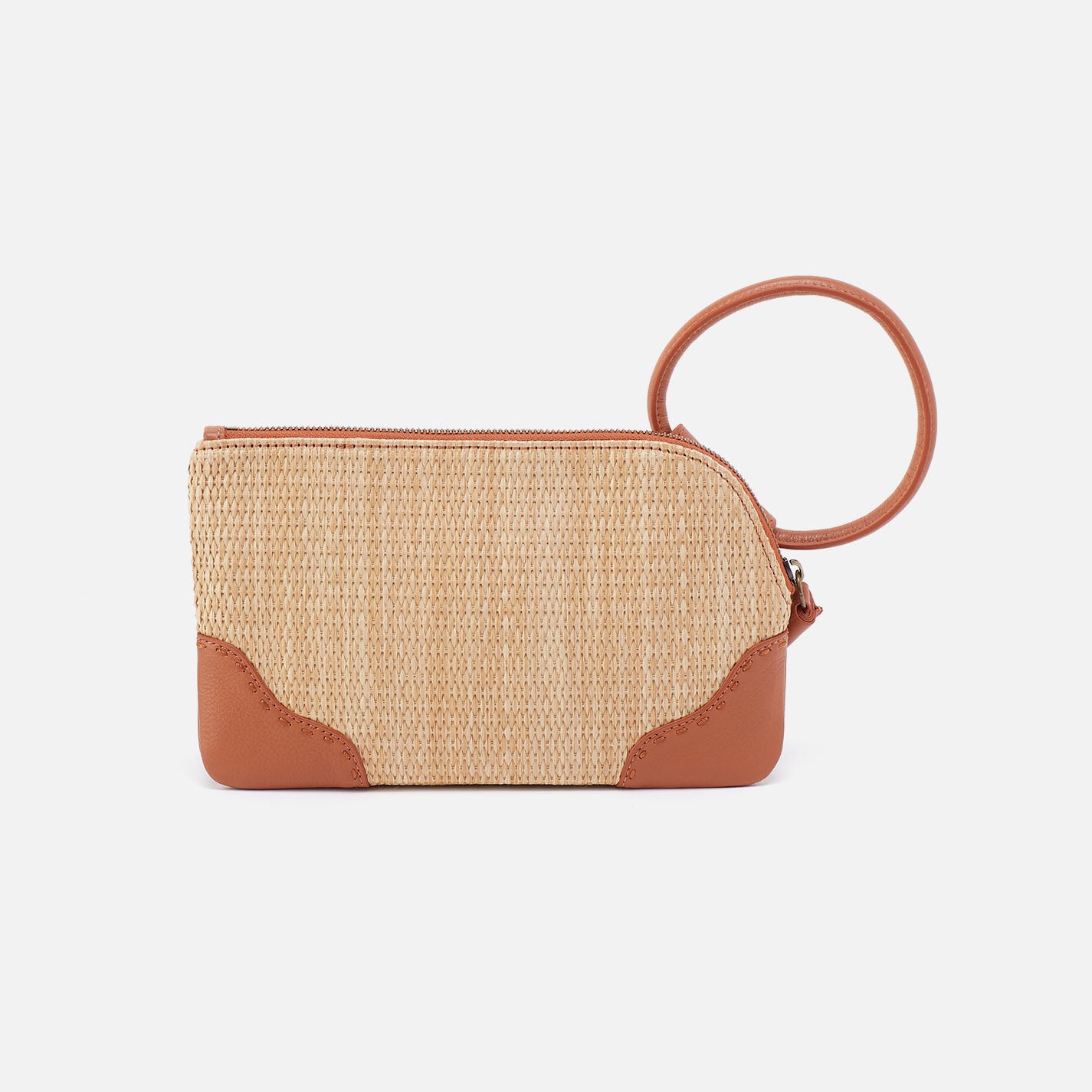 Stylish Sable Wristlet in Woven Natural Straw - Perfect for Summer Outings, Beach Trips & Casual Elegance
