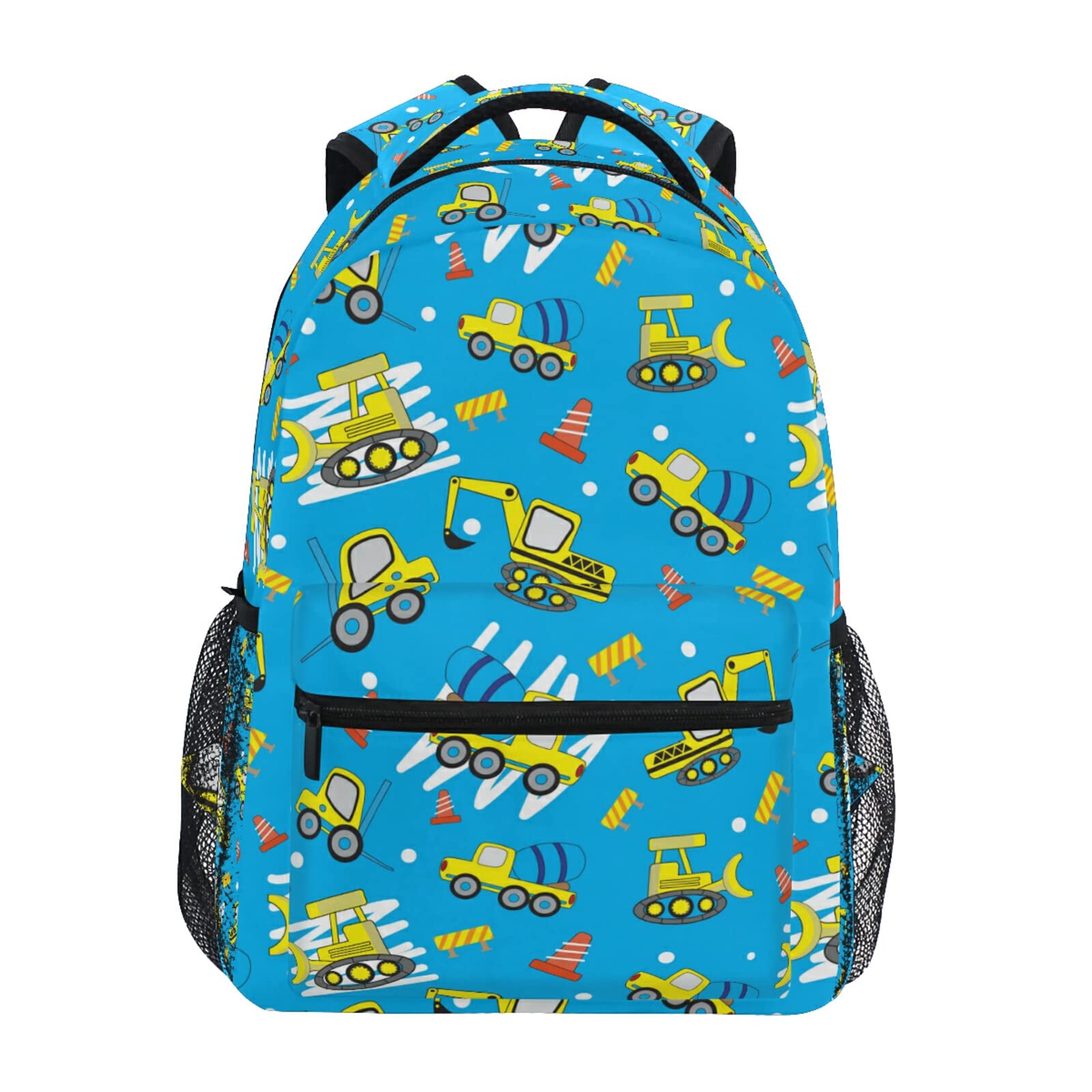 Cute Cartoon Excavator Backpack for Kids - Water Resistant School Bookbag, Laptop Bag for Boys & Girls - Perfect for School, Travel & Outdoor Activities
