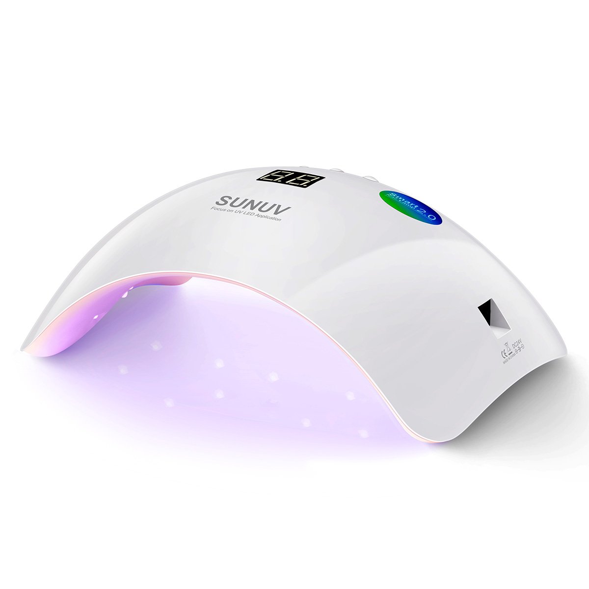 SUNUV SUN8 Professional UV LED Nail Lamp with Auto Sensor & LCD Display - 3 Timer Settings for Gel Polish Manicures | Perfect for Home Nail Salons & DIY Gel Nail Art
