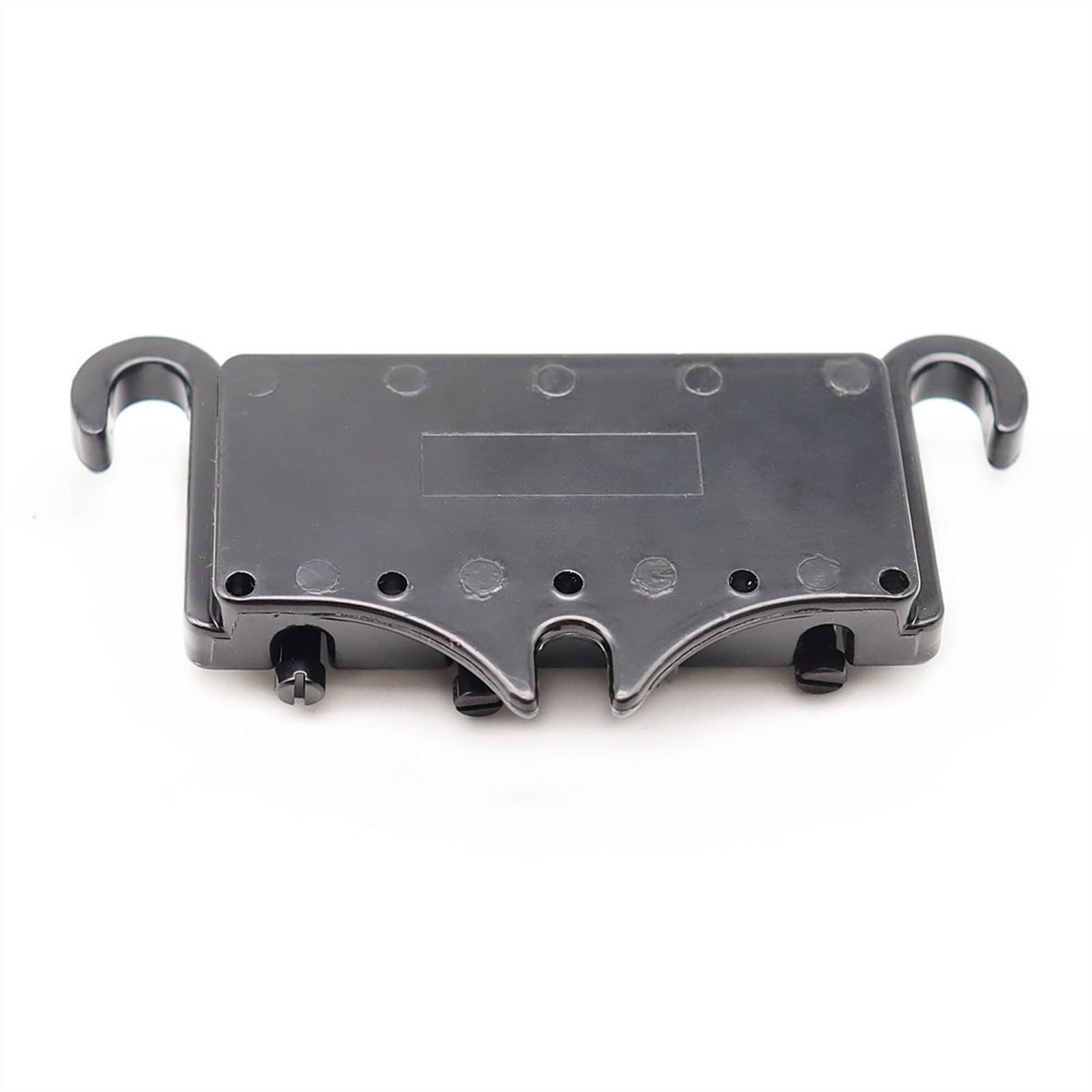 4 String Electric Guitar Bass Bridge - Shofar Style Replacement Bridge for Electric Bass Guitar (Black) - Perfect for Guitar Upgrades & DIY Repairs