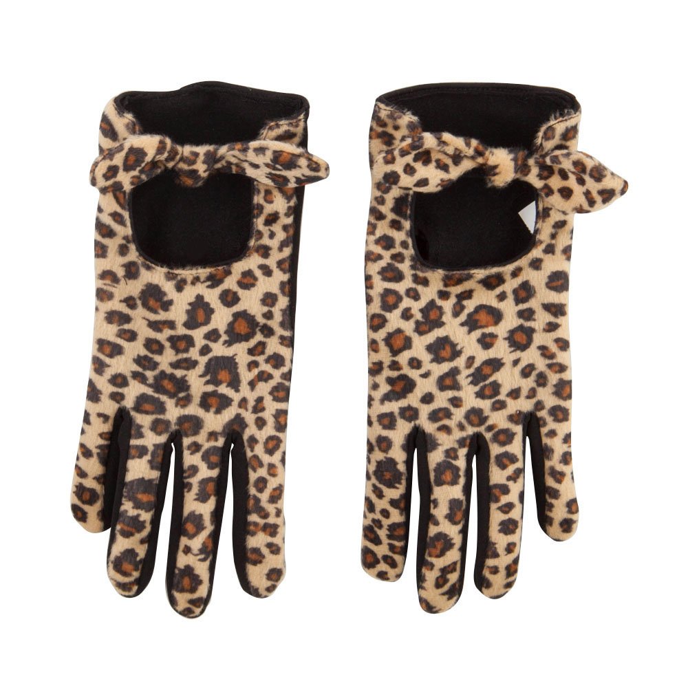 Jeanne Simmons Women's Winter Gloves with Bow Accent - Touchscreen Texting Gloves for Cold Weather, Driving, and Outdoor Activities