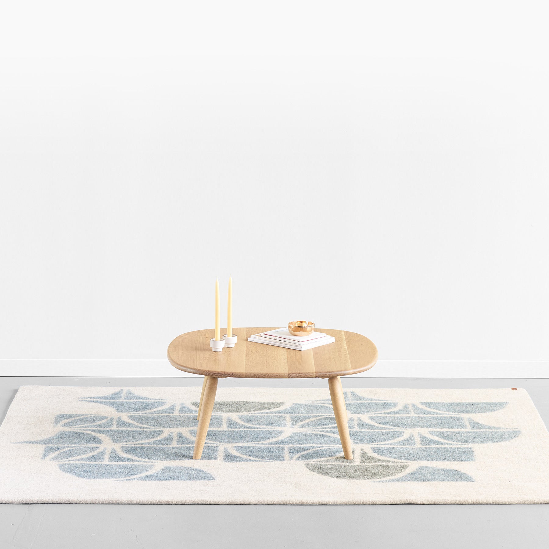 Modern Round Nomad Coffee Table - Stylish & Functional Living Room Centerpiece for Home Decor | Perfect for Small Spaces, Apartments & Cozy Gatherings