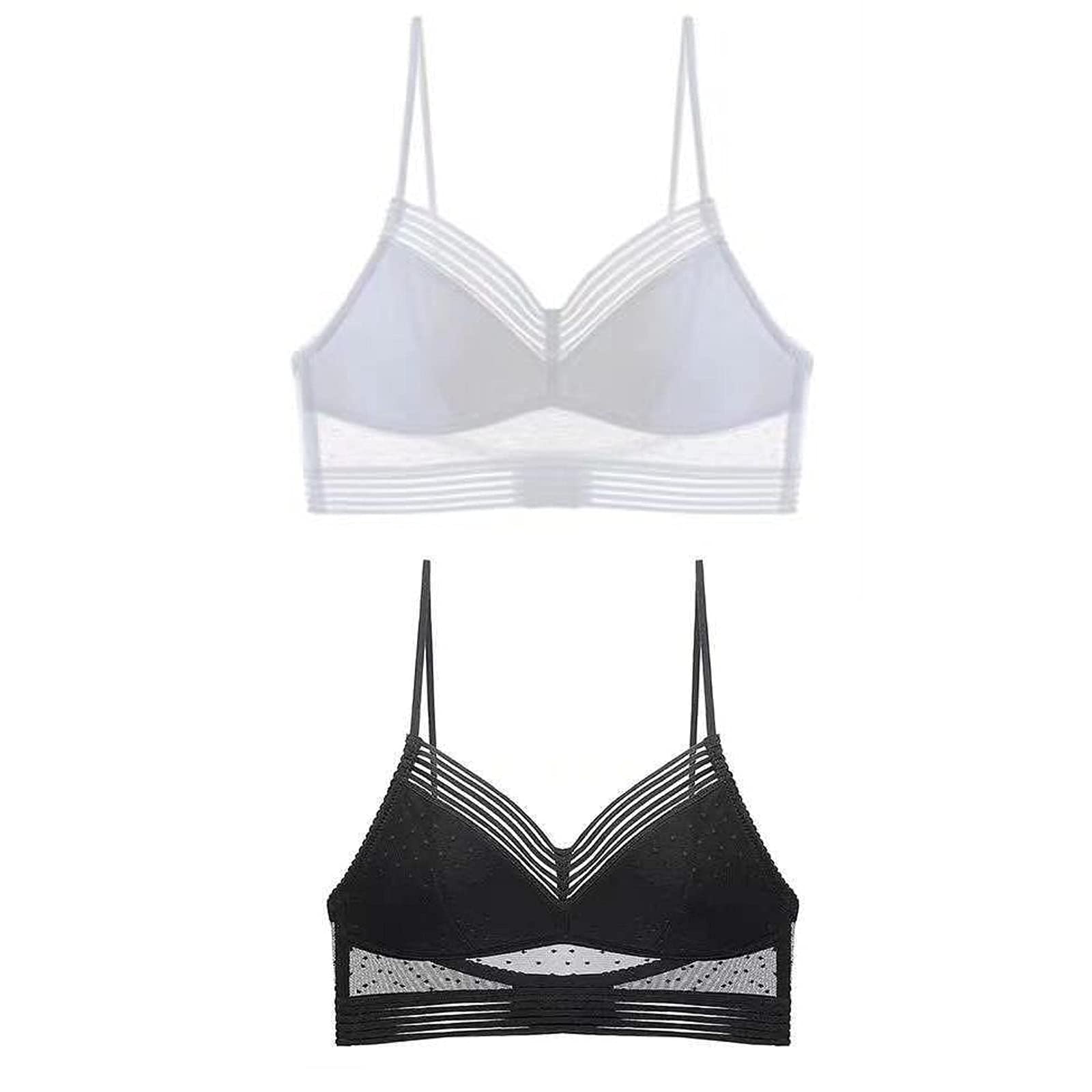 Starry Bra - Wireless Low Back Lace Push Up Bra for Women, LaxChic Lace U-Back Lifting Bra | Comfortable Strapless Support for Evening Dresses, Backless Tops & Special Occasions