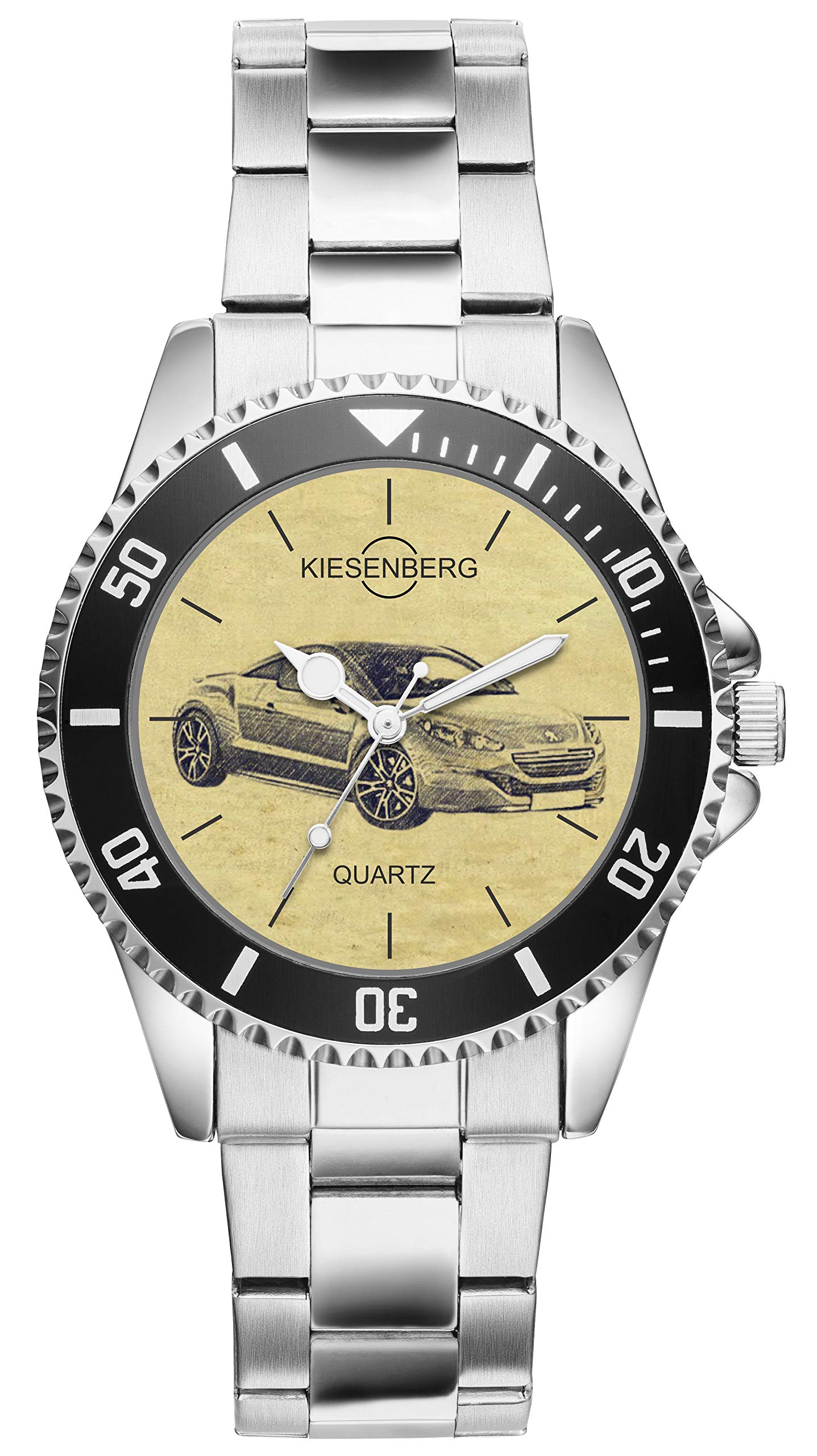 KIESENBERG Luxury Watch for Men - Perfect Gift for Peugeot RCZ Facelift Enthusiasts - Model 4341 - Ideal for Car Shows, Racing Events & Collector Displays