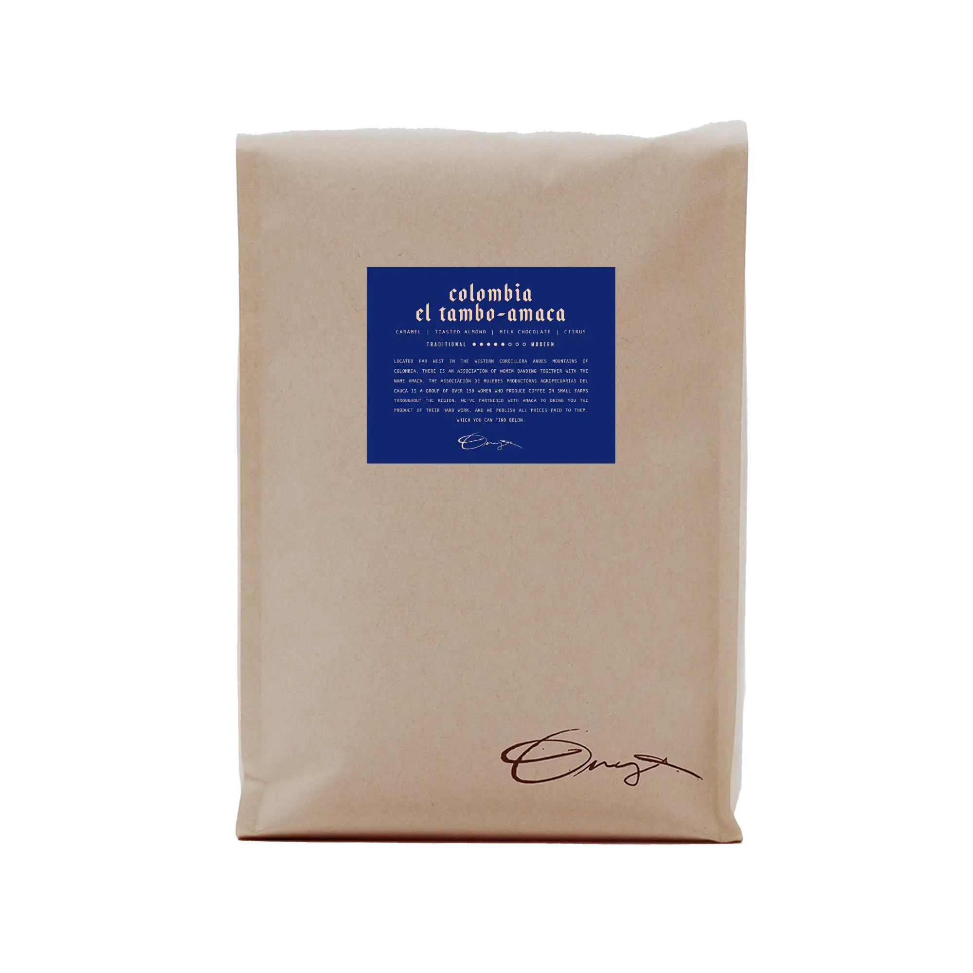 Premium Colombia El Tambo AMACA Coffee Beans (5LB) - Fresh Roasted Specialty Grade for Espresso, Drip & Cold Brew - Perfect for Home Baristas & Coffee Shops