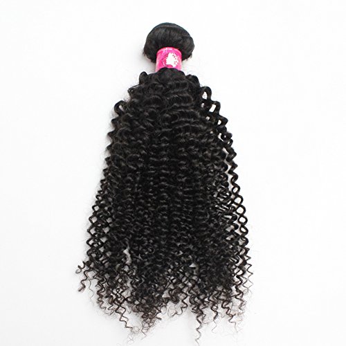 Soft Kinky Curly Virgin Brazilian Human Hair Weave 30 Inch 100g Natural Color Hair Weft - Perfect for Protective Styles, Braids & Natural Hair Extensions
