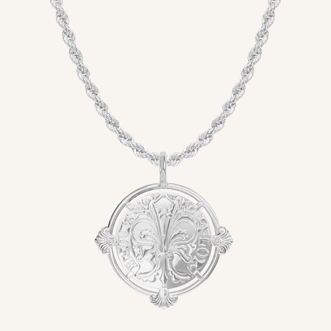 Elegant Versailles Pendant Necklace for Women - 18K Gold Plated French Baroque Style Jewelry - Perfect for Weddings, Parties & Special Occasions