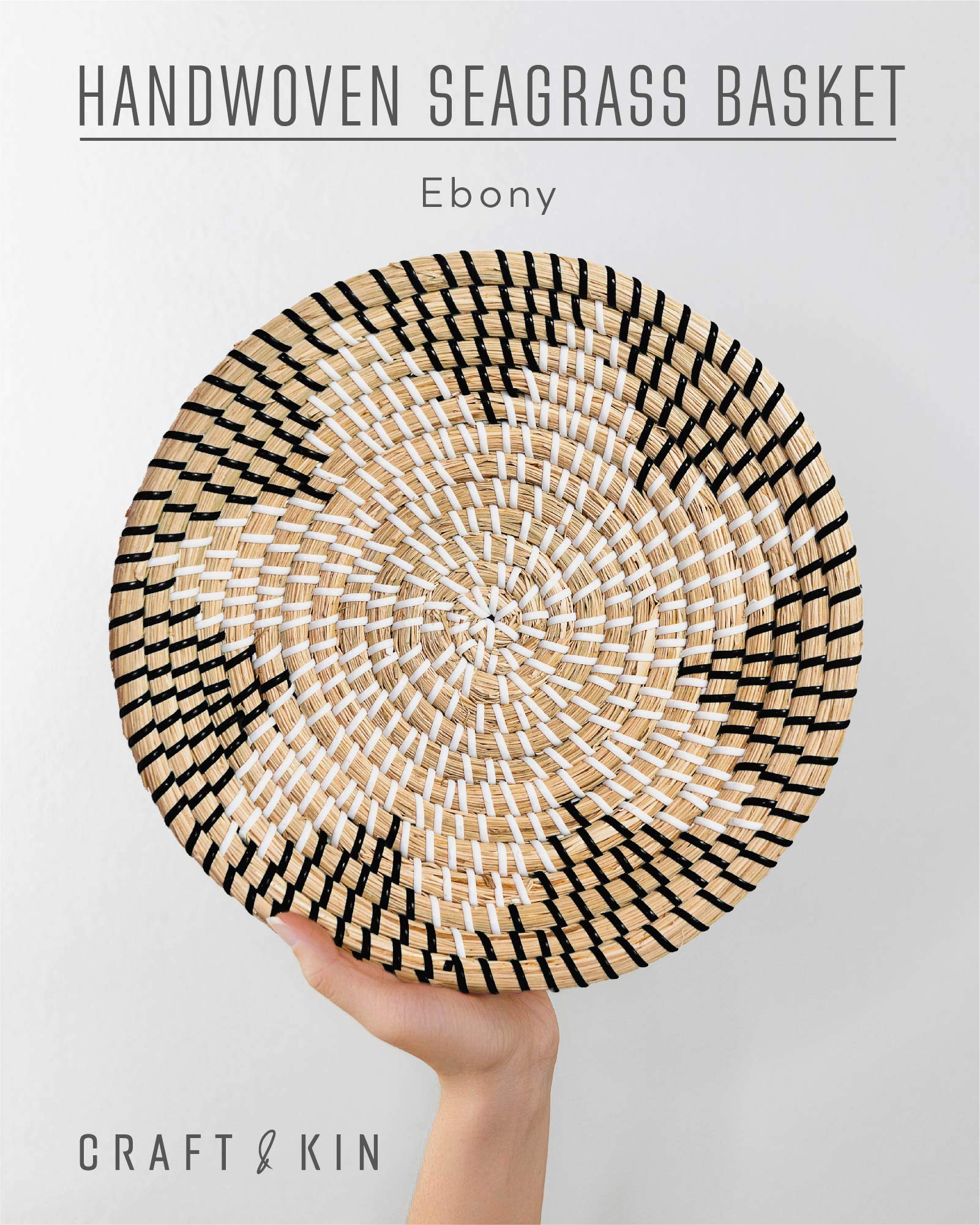 Handmade Boho Woven Wall Basket - Home Decor for Bedroom & Living Room