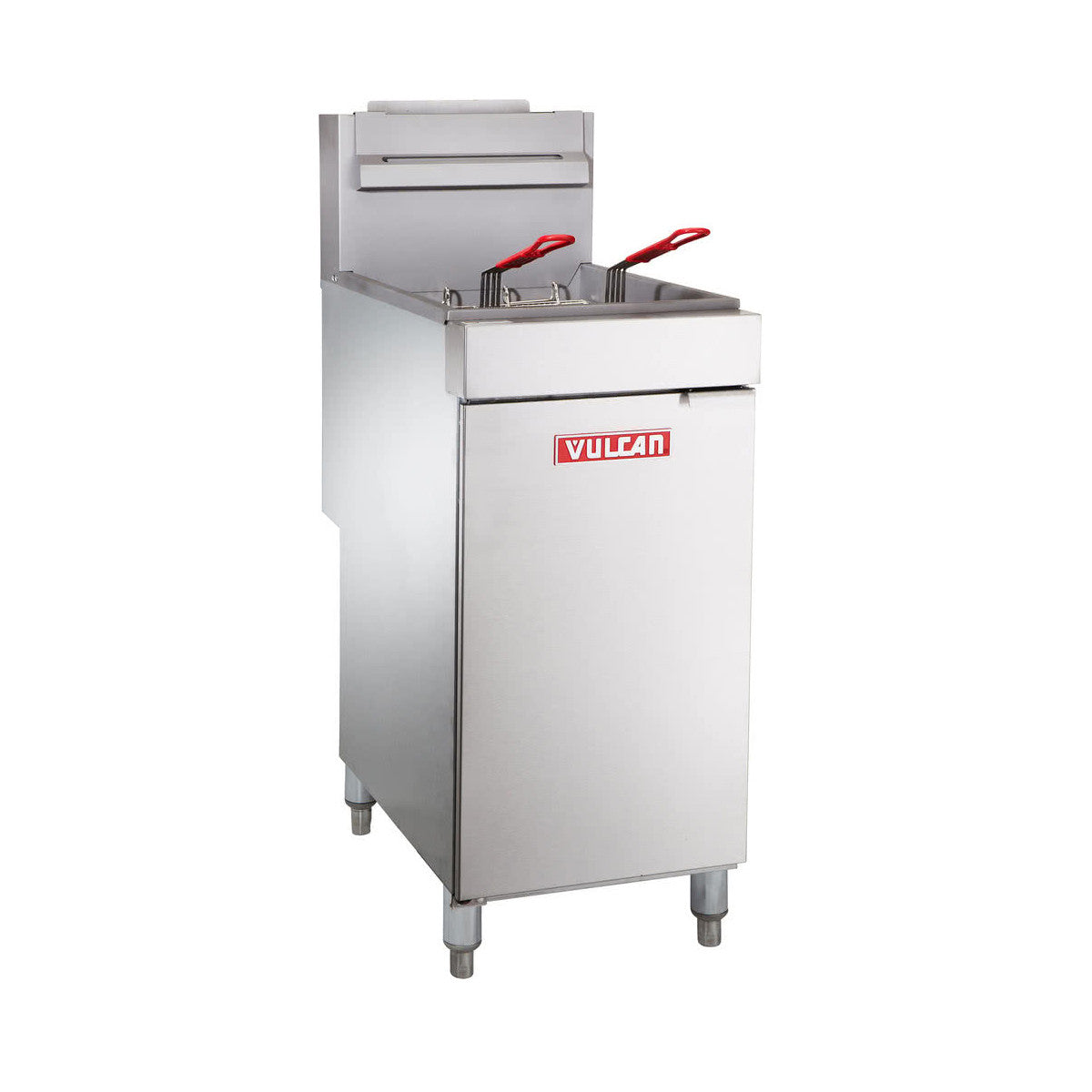 Vulcan LG500 65-70 Lb. Commercial Liquid Propane Floor Fryer - 150,000 BTU High Capacity for Restaurants, Catering & Food Trucks