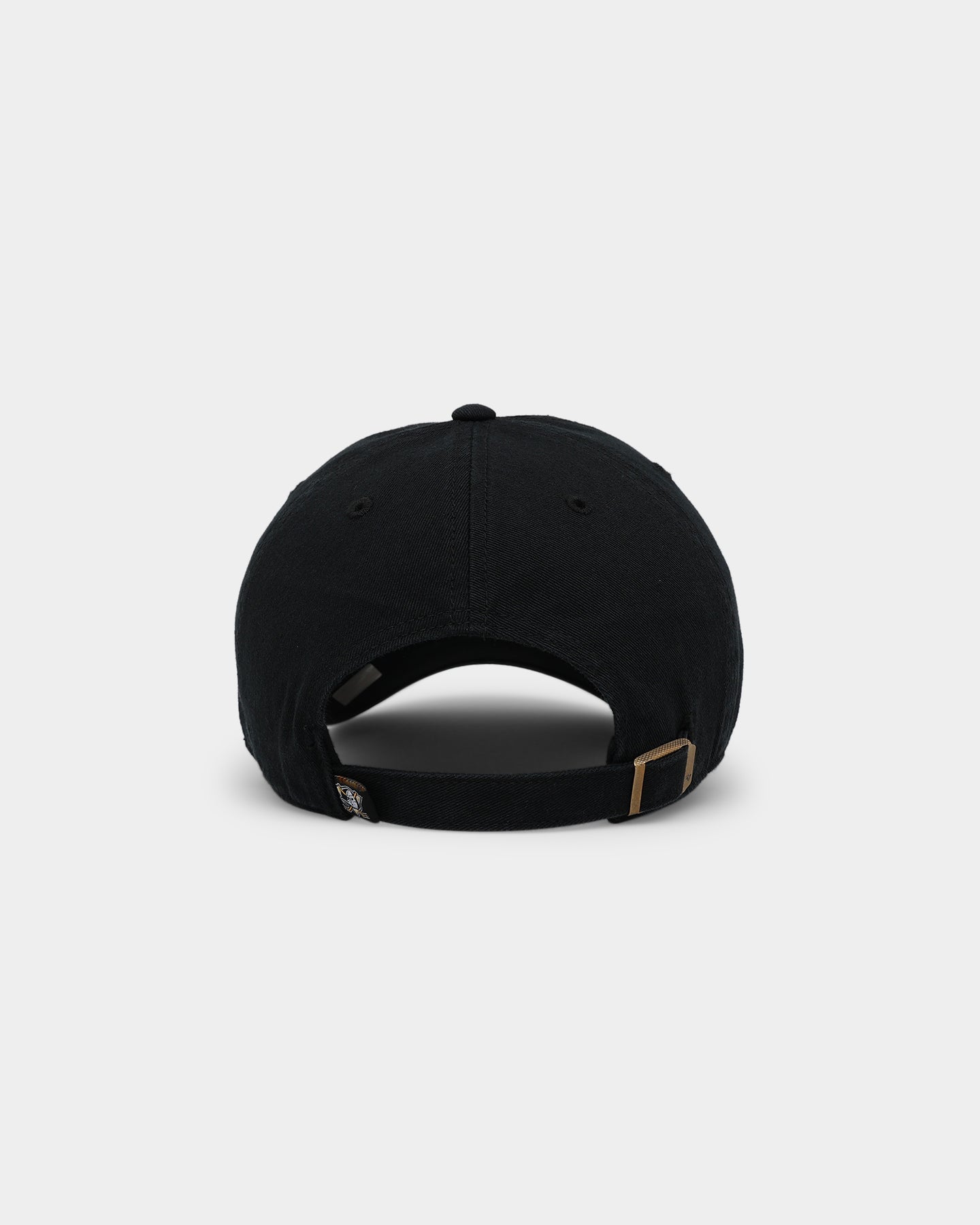 47 Brand Anaheim Ducks 47 Clean Up Strapback Black/White Adjustable Hat - Official NHL Hockey Cap for Men & Women - Perfect for Game Day, Casual Wear & Sports Fans