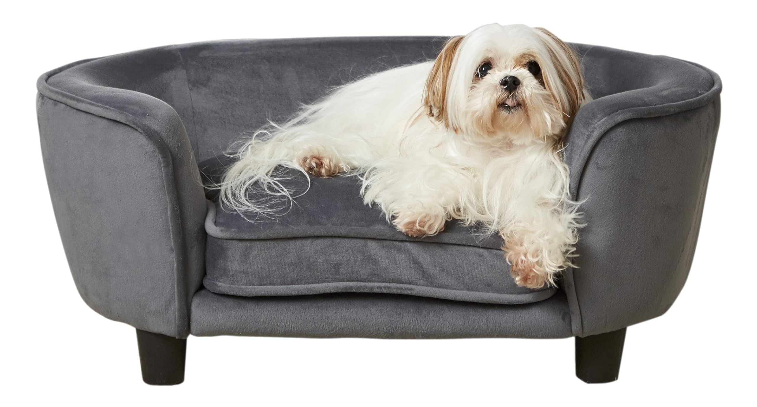 Enchanted Home Pet Dark Grey Coco Pet Sofa - 26.5