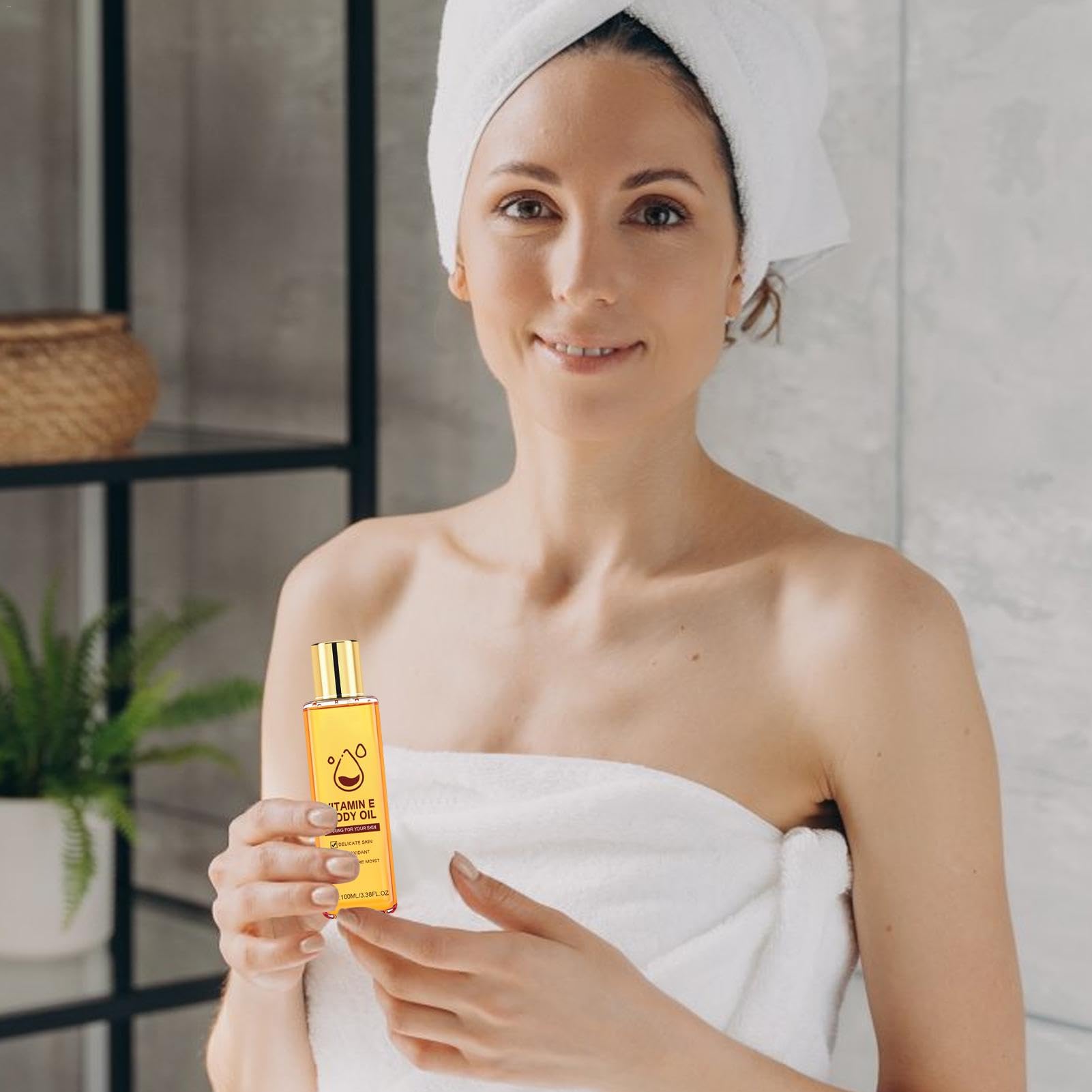 Organic Body & Face Oil - 100ml Natural Moisturizing Skincare for Hydration & Relaxation - Nourishing Oil for Men & Women - Perfect for Daily Skincare Routine & Massage Therapy