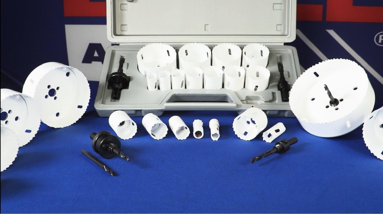 Drill America 3-1/2 Inch Bimetal Hole Saw - DMS Series for Wood, Metal & Plastic Cutting | Professional Hole Saw Kit for DIY & Construction Projects