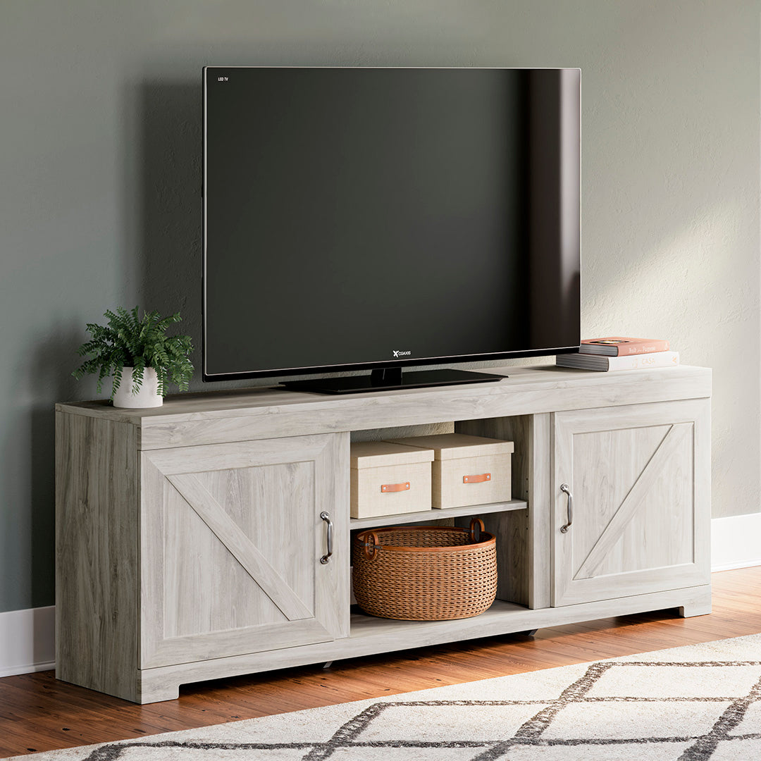 63 Inch Bellaby TV Stand for Living Room - Modern Entertainment Center with Storage for TVs up to 70 Inches | Perfect for Home Theater Setup & Living Room Organization