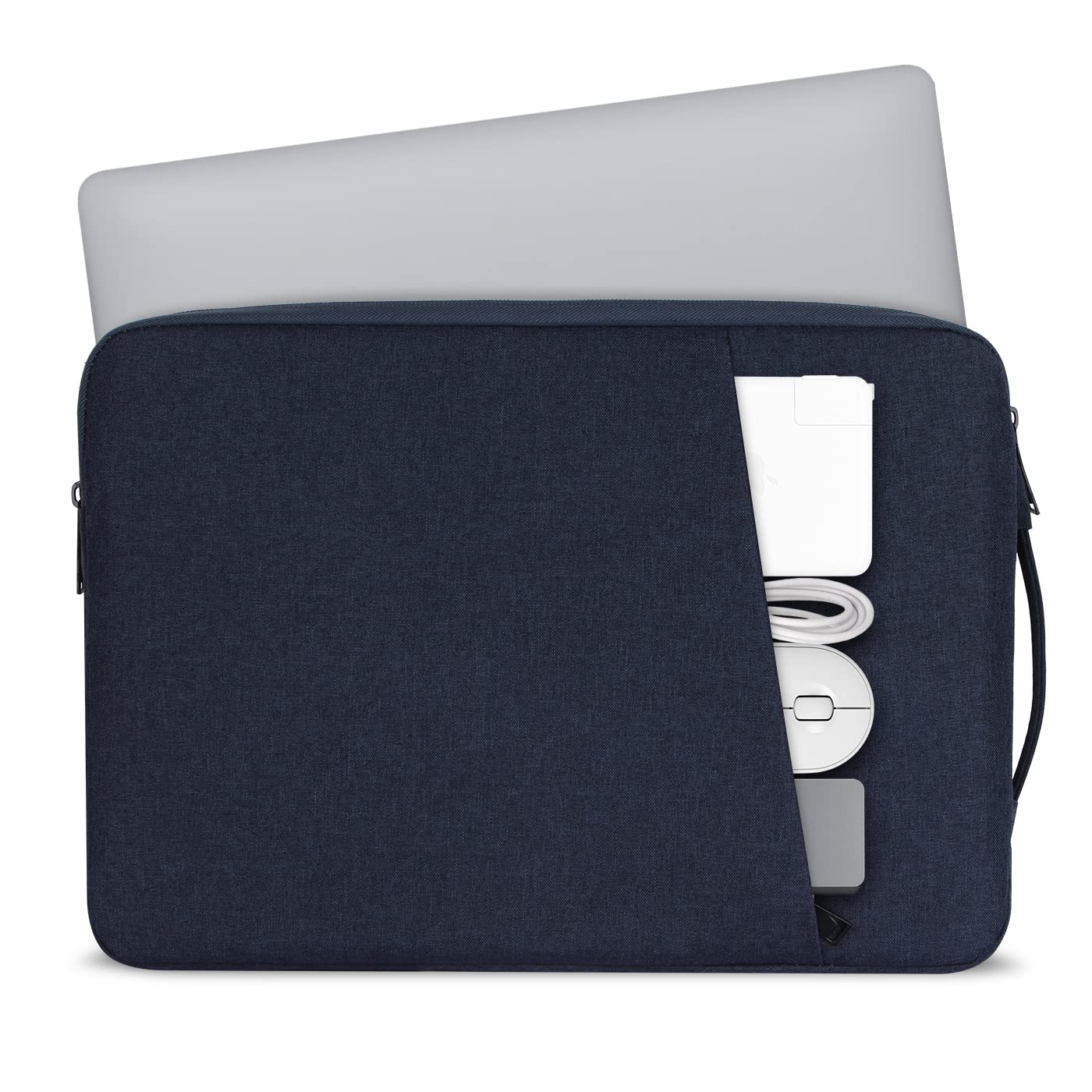 Chelory 13-14 Inch Laptop Sleeve Case for MacBook Air/Pro 13-14 Inch, Ultrabook & Tablet Protective Bag - Shock Resistant, Dark Blue - Perfect for Work, Travel & School Accessories