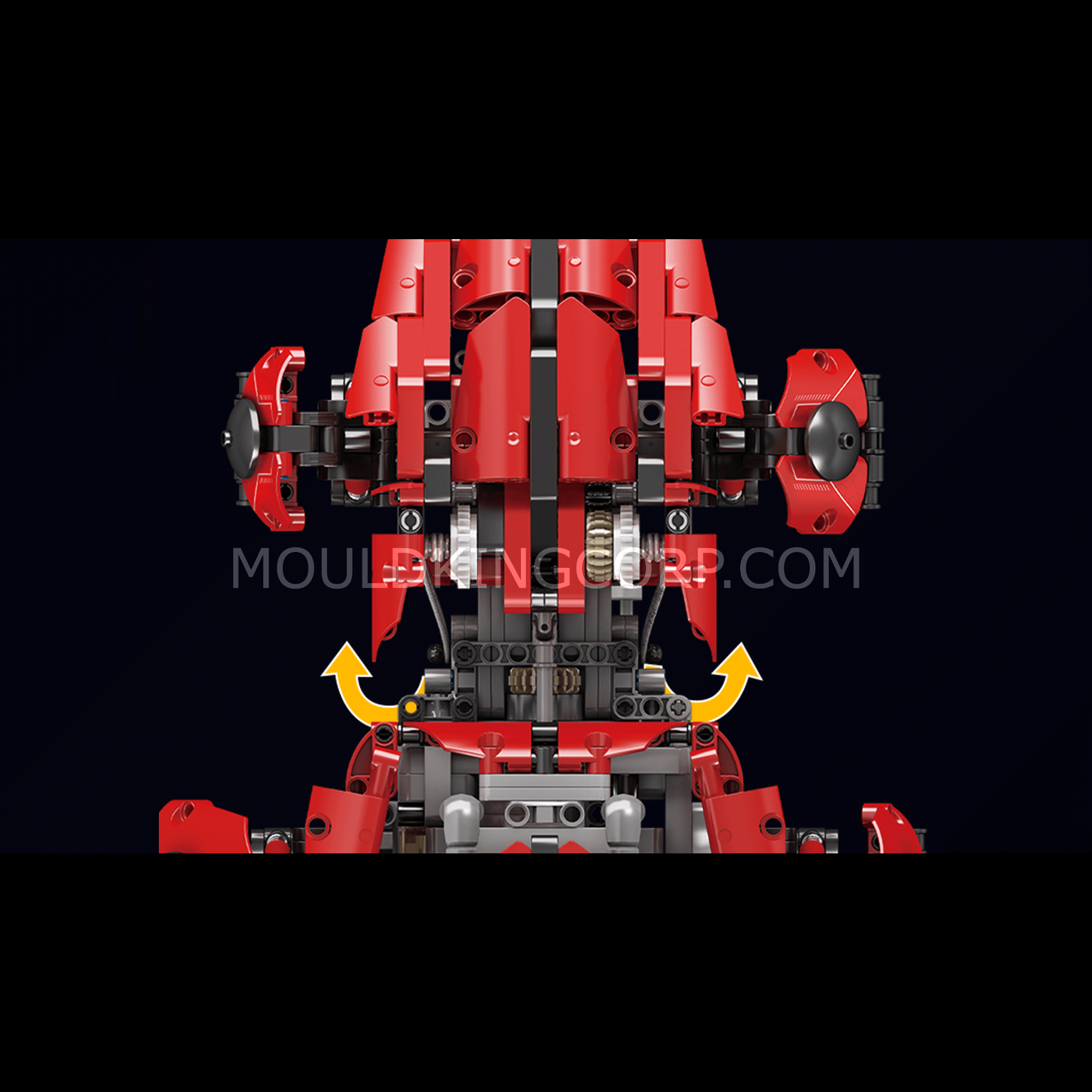 MOULD KING 20005 Remote Control Hexapod Robot Building Kit - 1608 Pieces STEM Educational Toy for Kids & Adults | DIY Robotics Project, Birthday Gift, Science Learning Activity