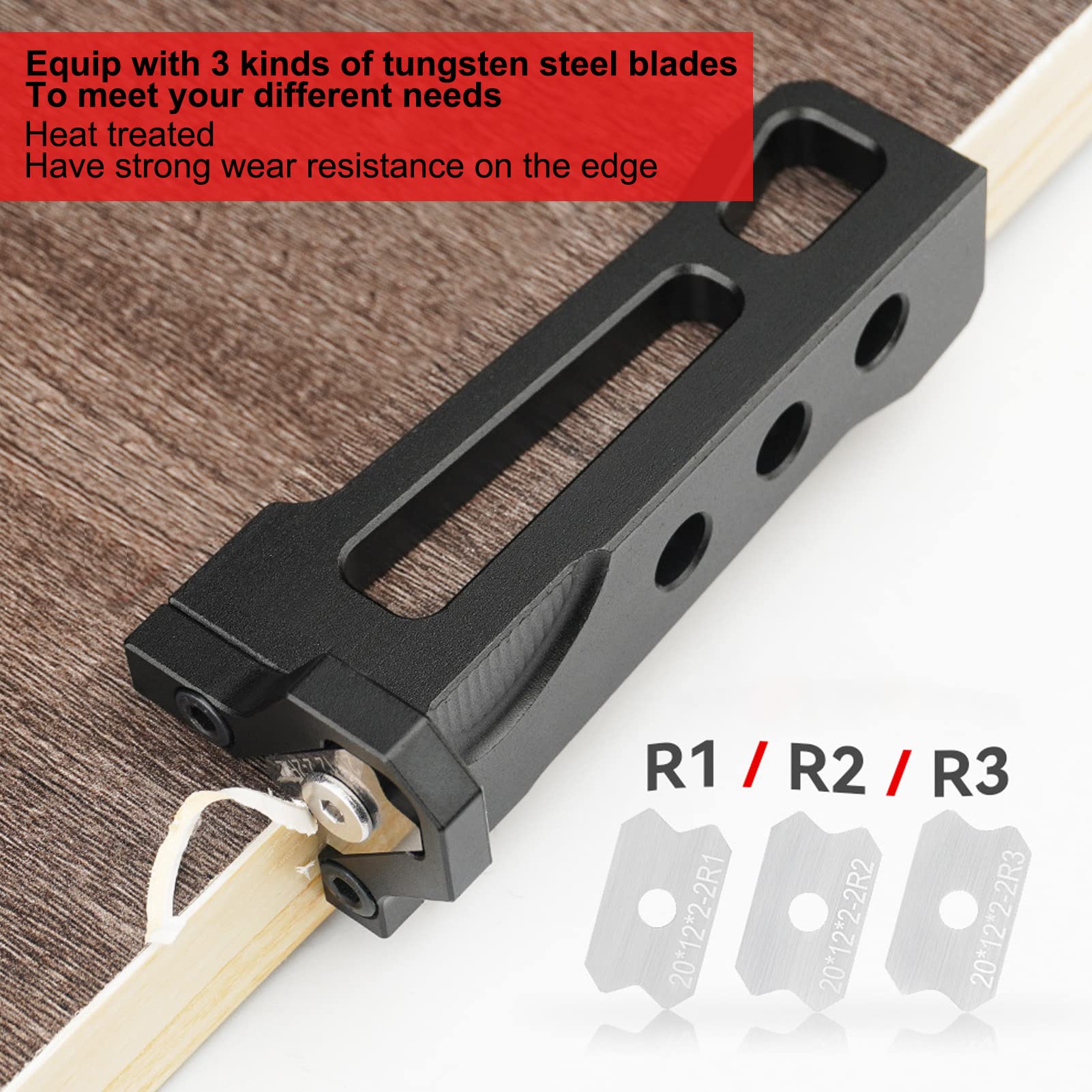 Manual Woodworking End Trimmer & Chamfering Tool - Handle Trimmer, Banding Machine Cutter Set for Wood Furniture & Cabinet Edgebanding - Perfect for DIY Projects, Home Renovation & Professional Woodworking