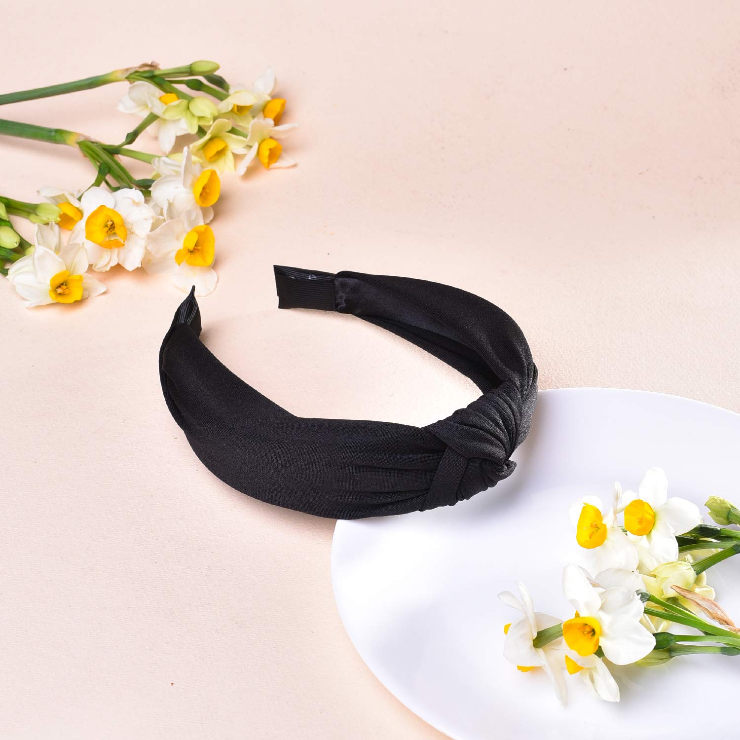 Stylish Striped Fabric Knot Hairband Headband for Women & Girls - Trendy Hair Accessories for Parties, Weddings & Everyday Wear