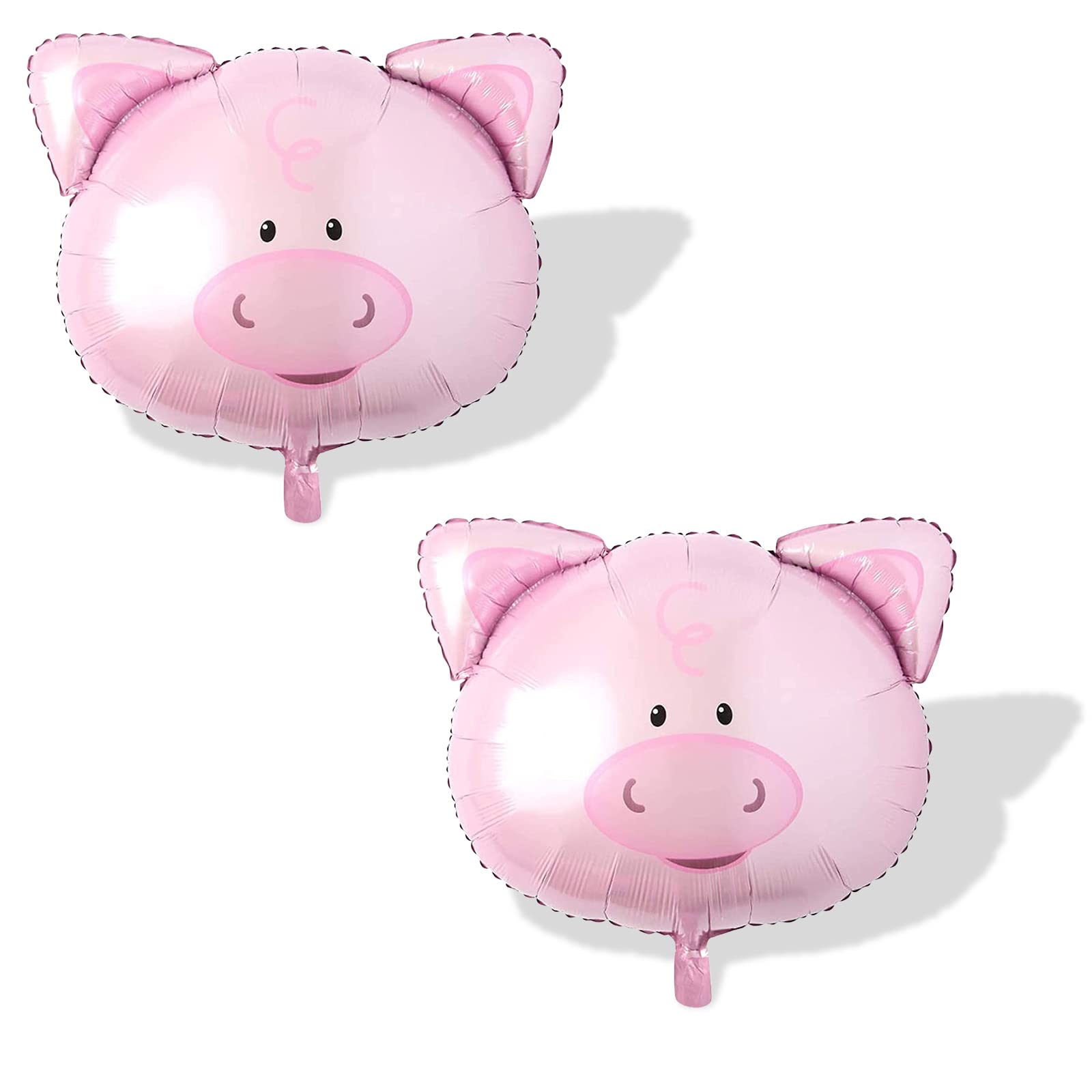 Farm Animal Balloons for Birthday Party & Baby Shower Decorations - Cow & Pig Theme Barnyard Party Favors & Supplies | Perfect for Farm-Themed Events, Gender Reveals, and Kids' Birthday Celebrations